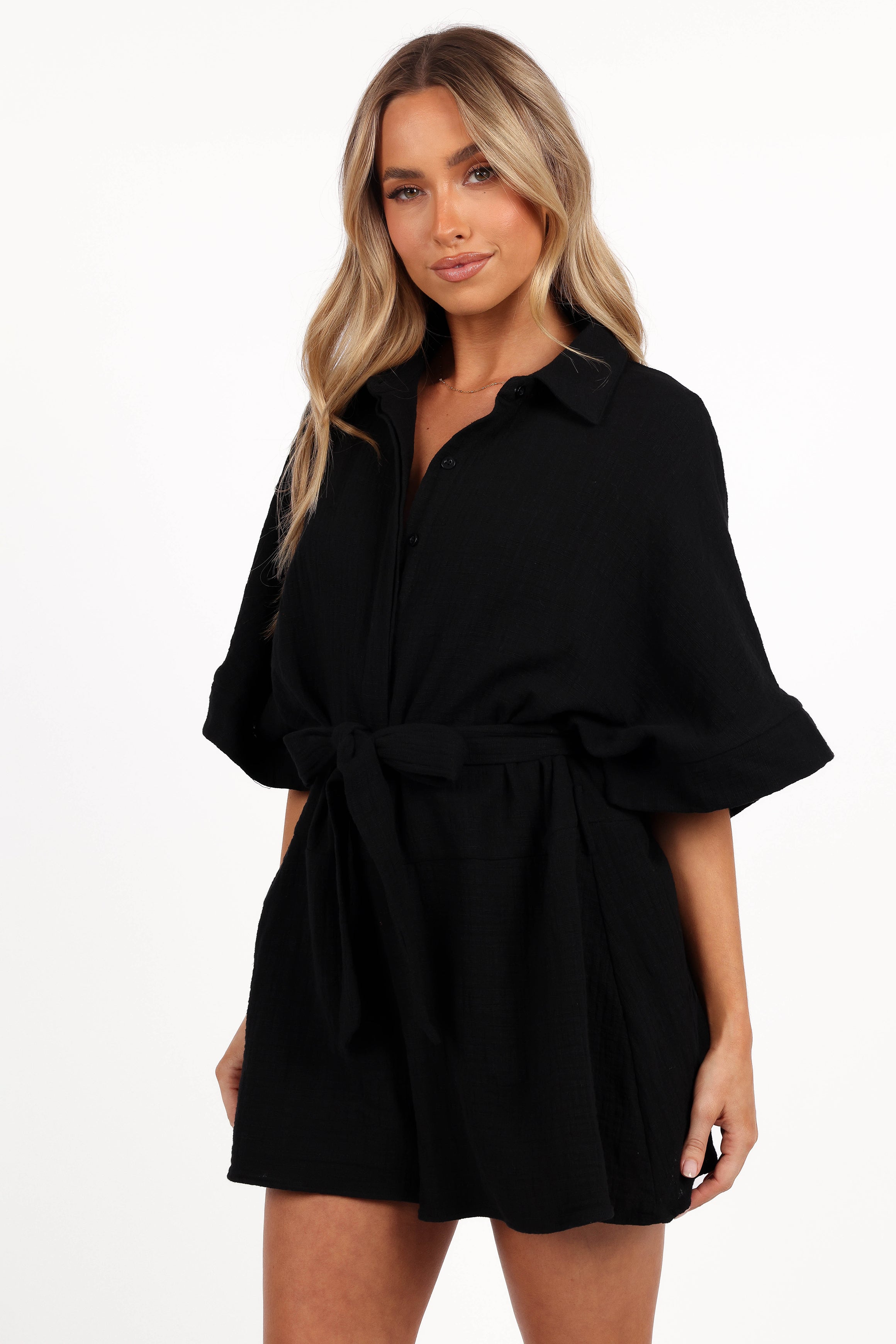 Jemmy Romper - Black-Sunny Prom