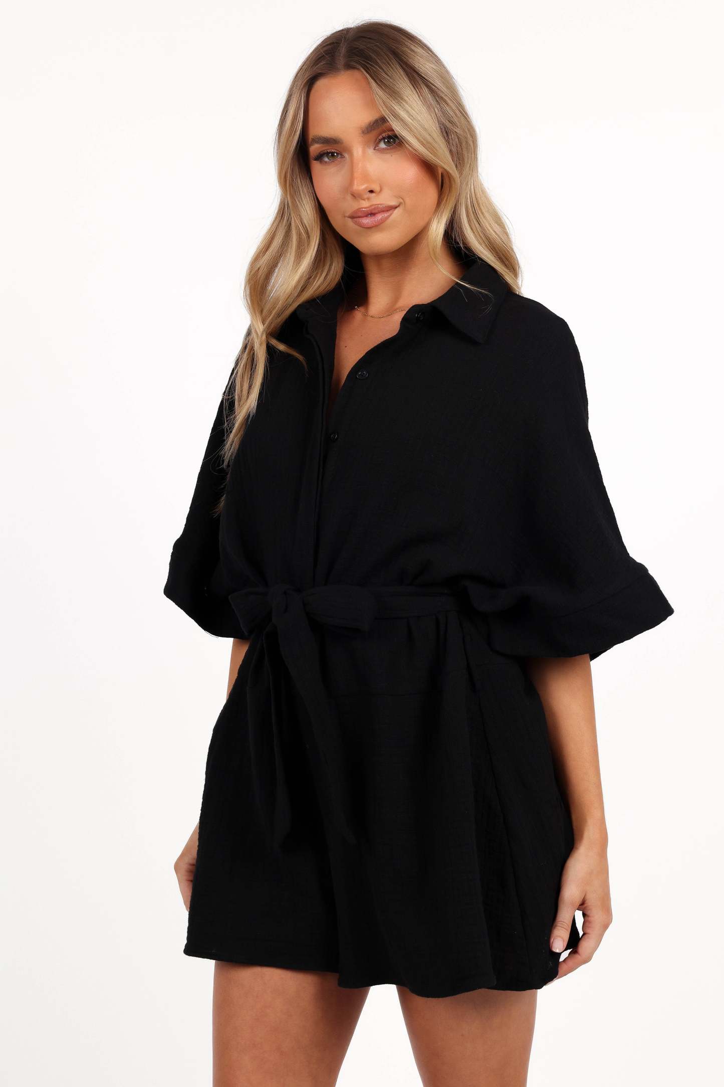 Jemmy Romper - Black-Sunny Prom