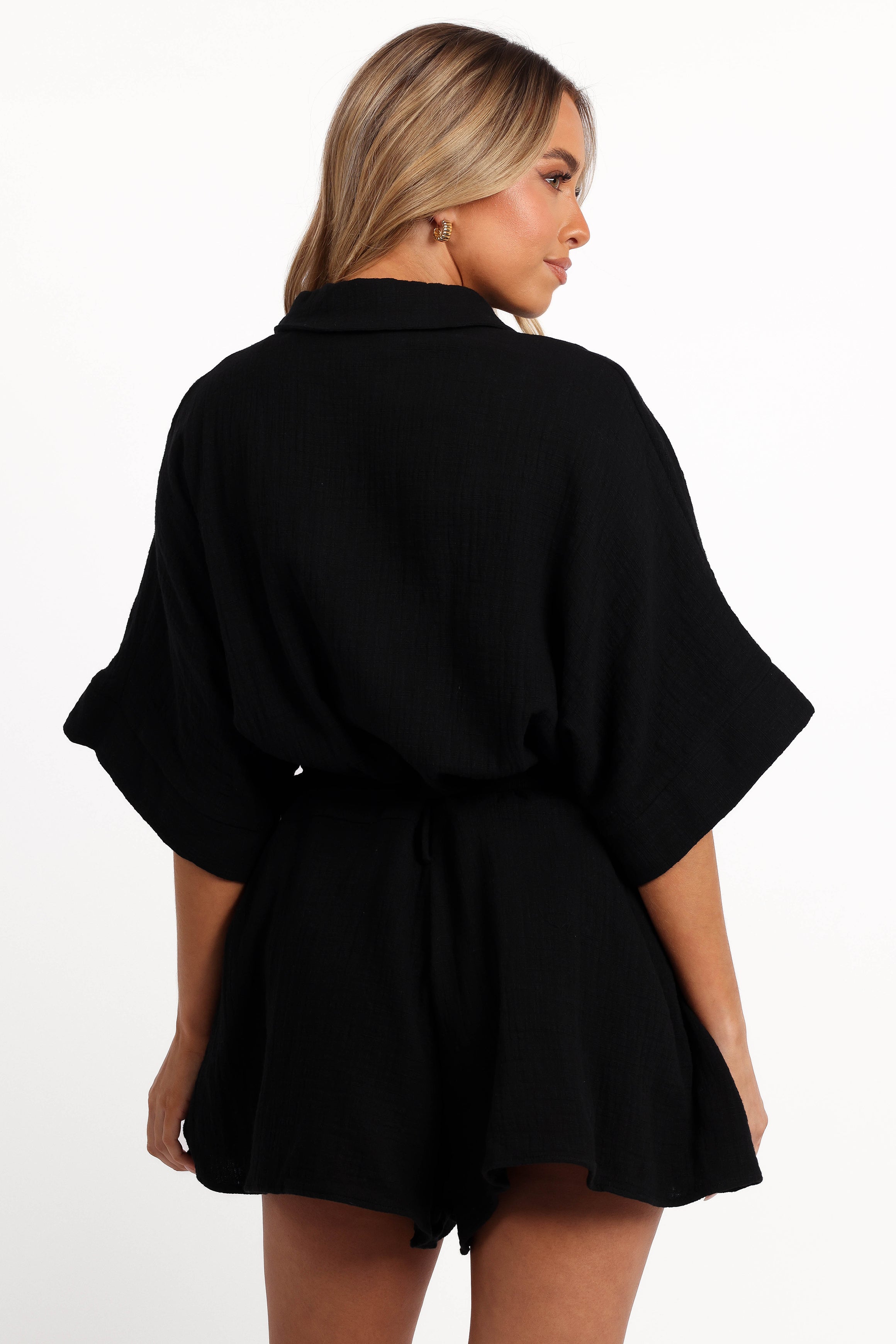 Jemmy Romper - Black-Sunny Prom