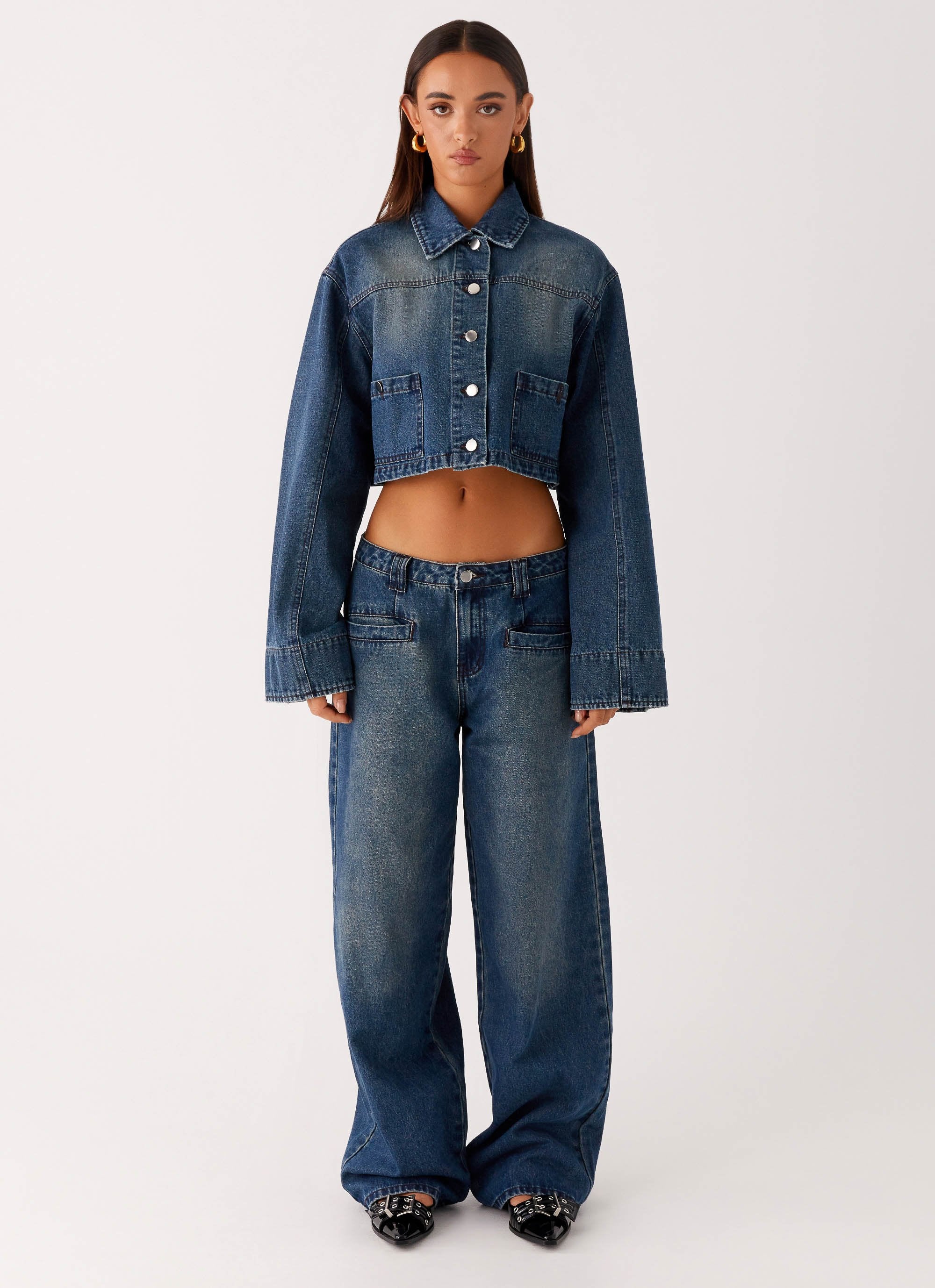 Joan Denim Jeans - Indigo-Sunny Prom. All rights reserved.