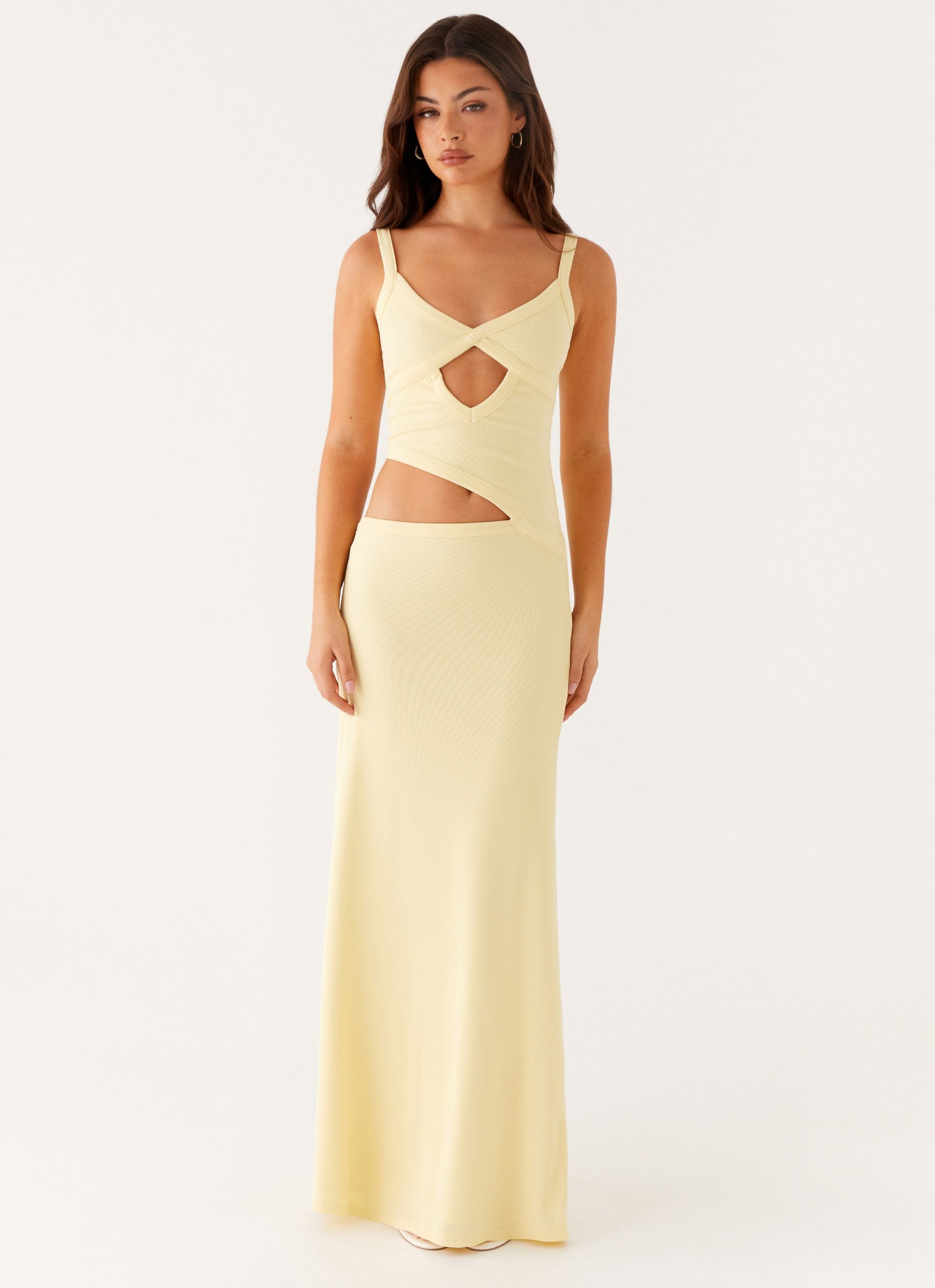 Jocelyn Maxi Dress - Yellow-Sunny Prom. All rights reserved.