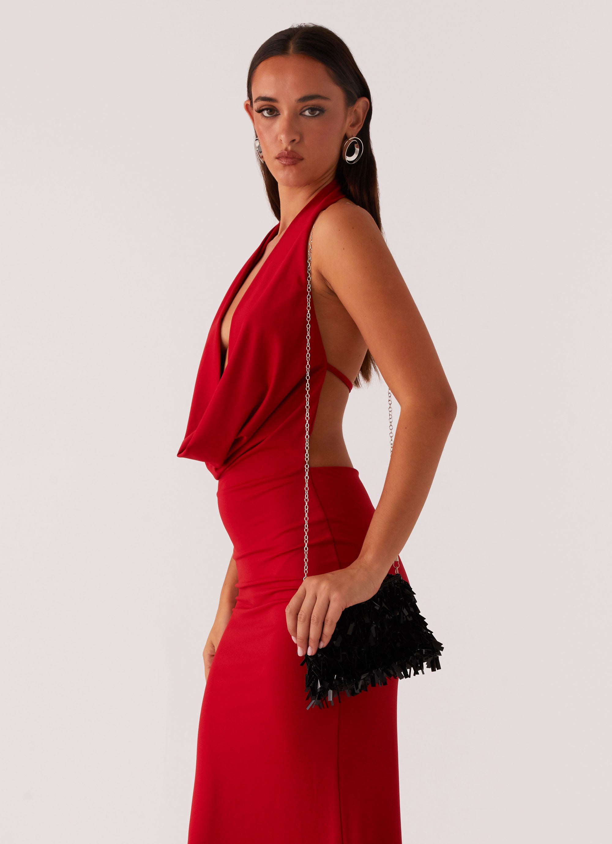 Josefine Beaded Bag - Black-Sunny Prom. All rights reserved.