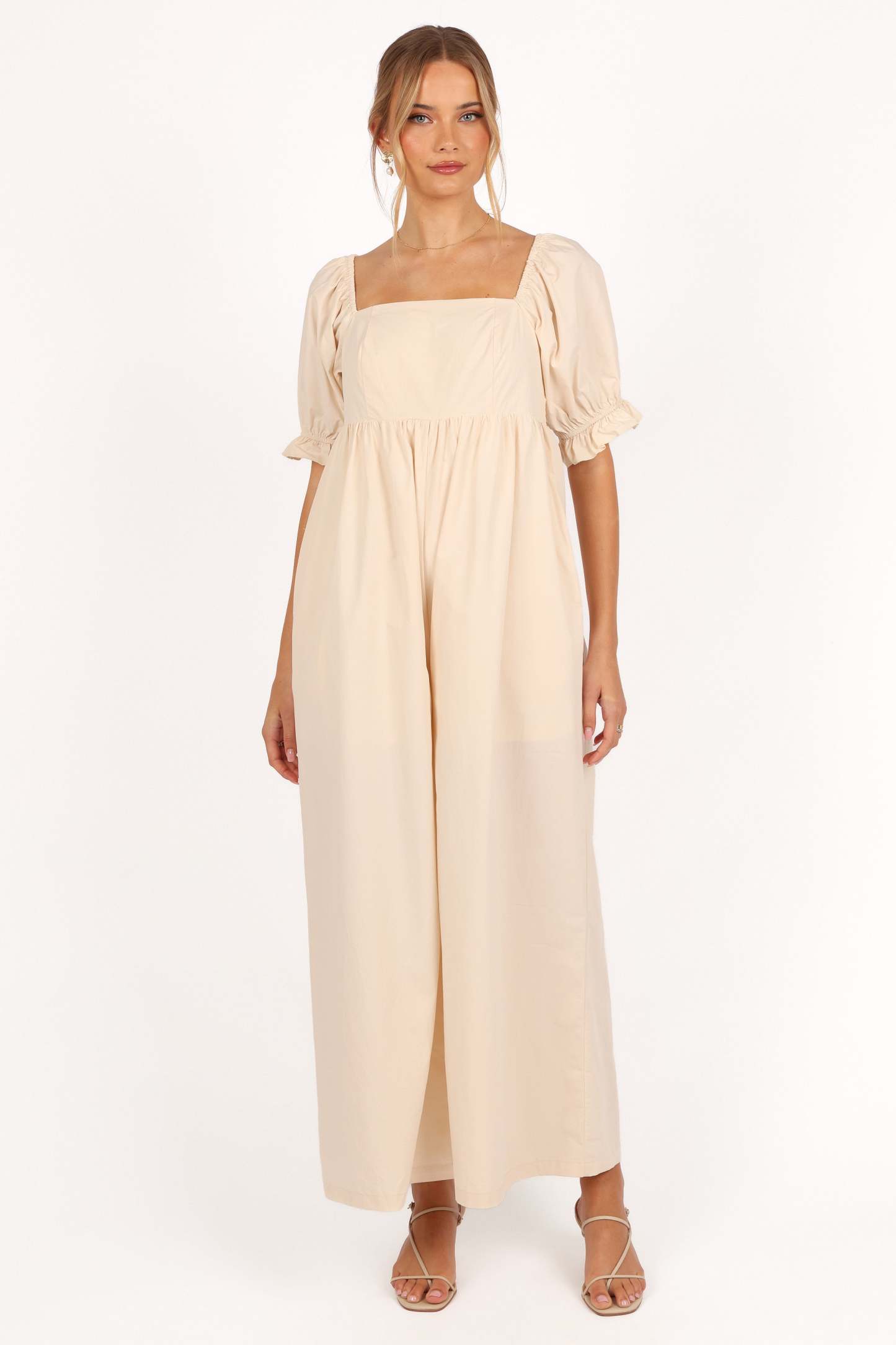 Juliette Jumpsuit - Ecru-Sunny Prom