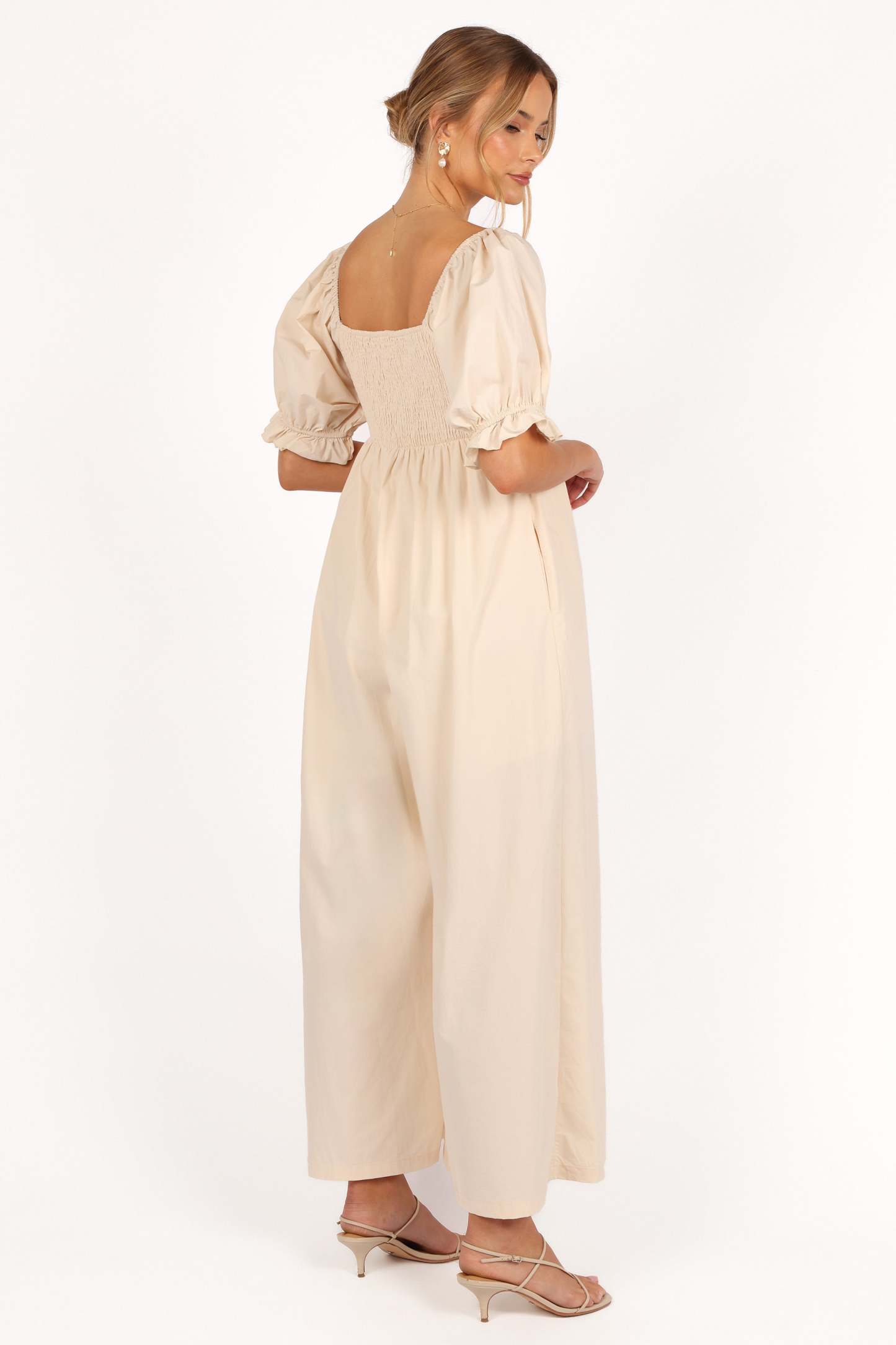 Juliette Jumpsuit - Ecru-Sunny Prom