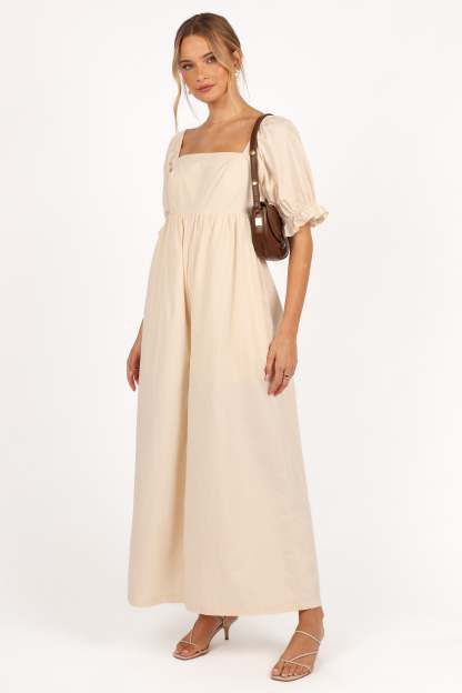 Juliette Jumpsuit - Ecru-Sunny Prom