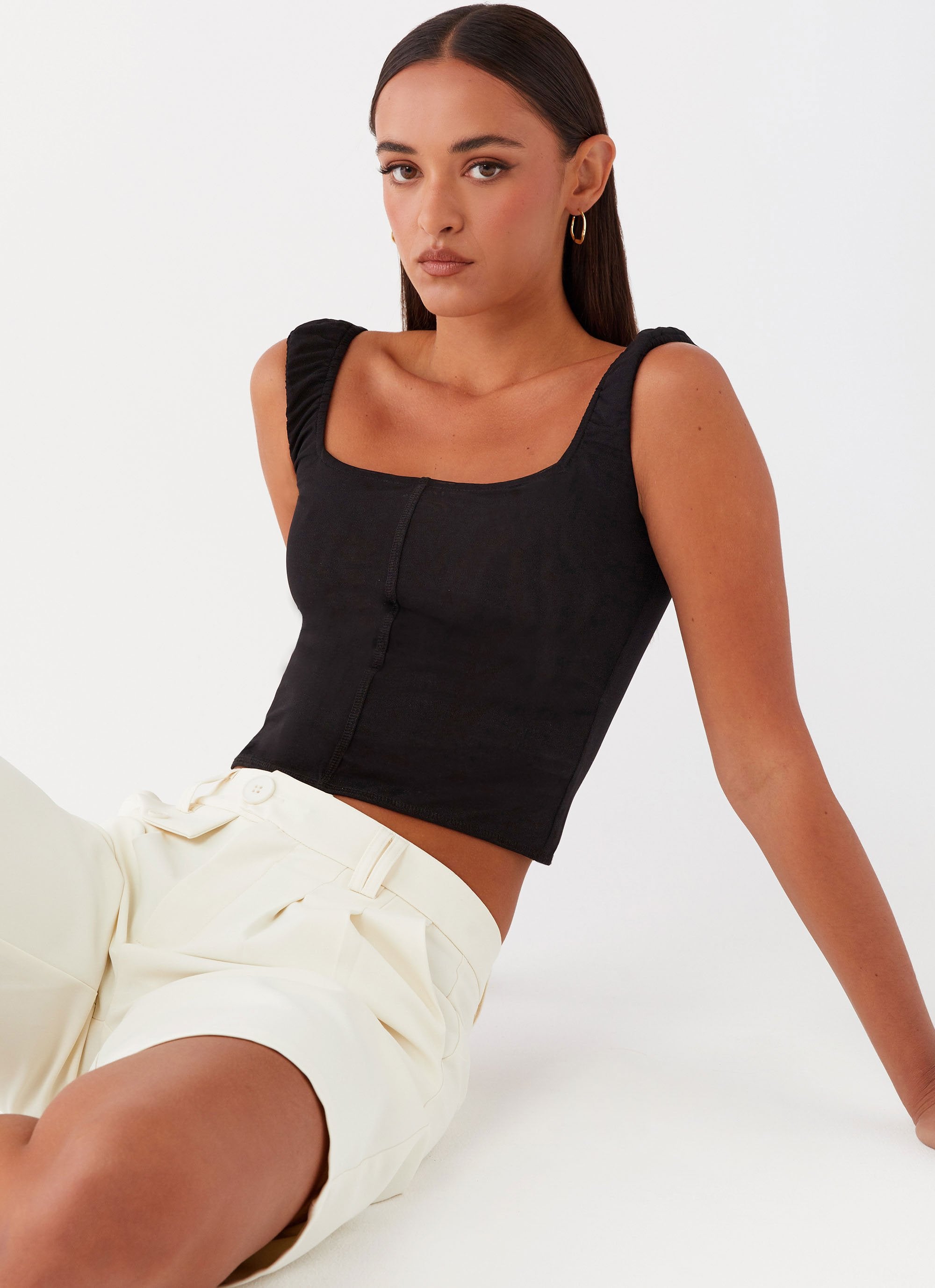 Kaden Top - Black-Sunny Prom. All rights reserved.