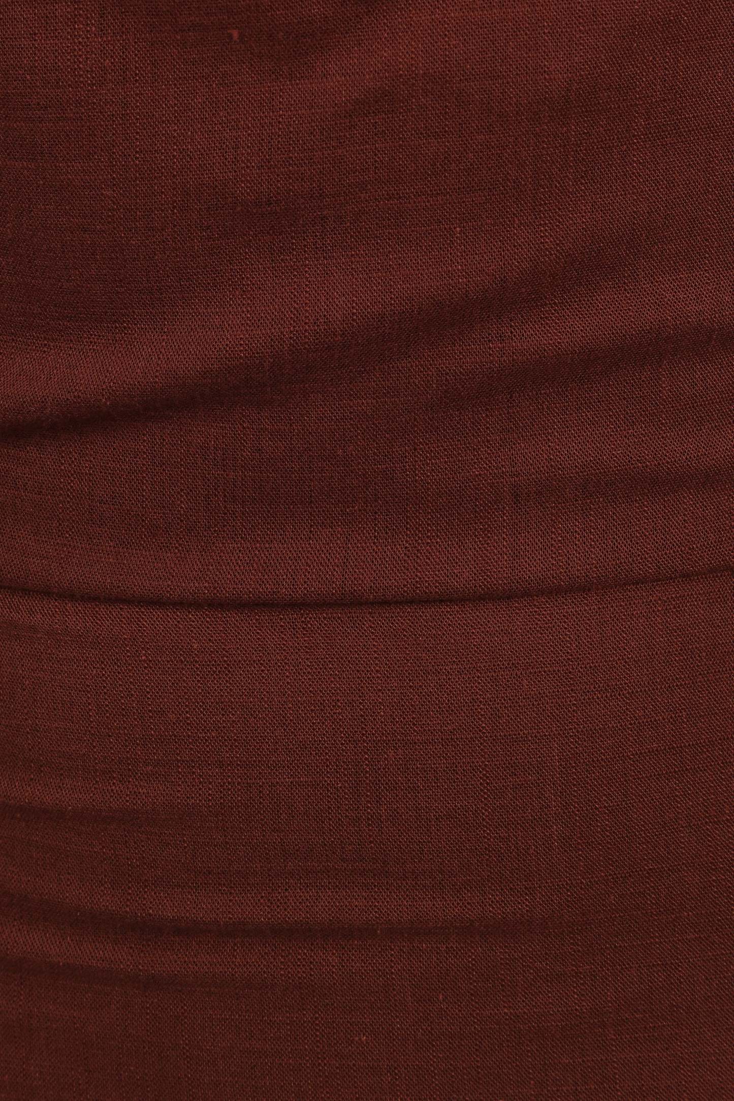 Kassie Off Shoulder Dress - Chocolate Brown-Sunny Prom