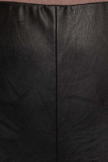 Kathi Faux Leather Pant - Black-Sunny Prom