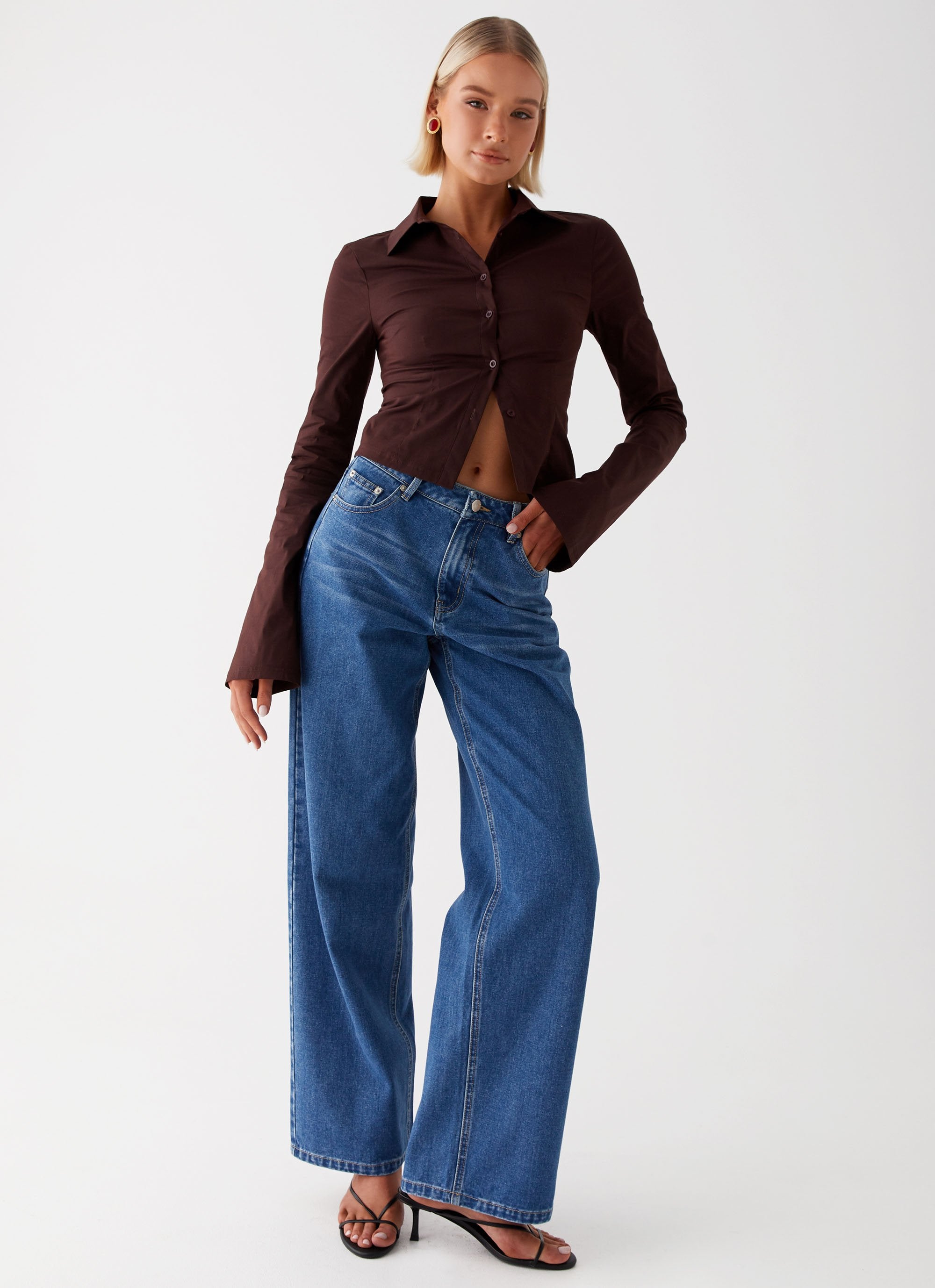 Keanna Low Rise Jeans - Indigo-Sunny Prom. All rights reserved.