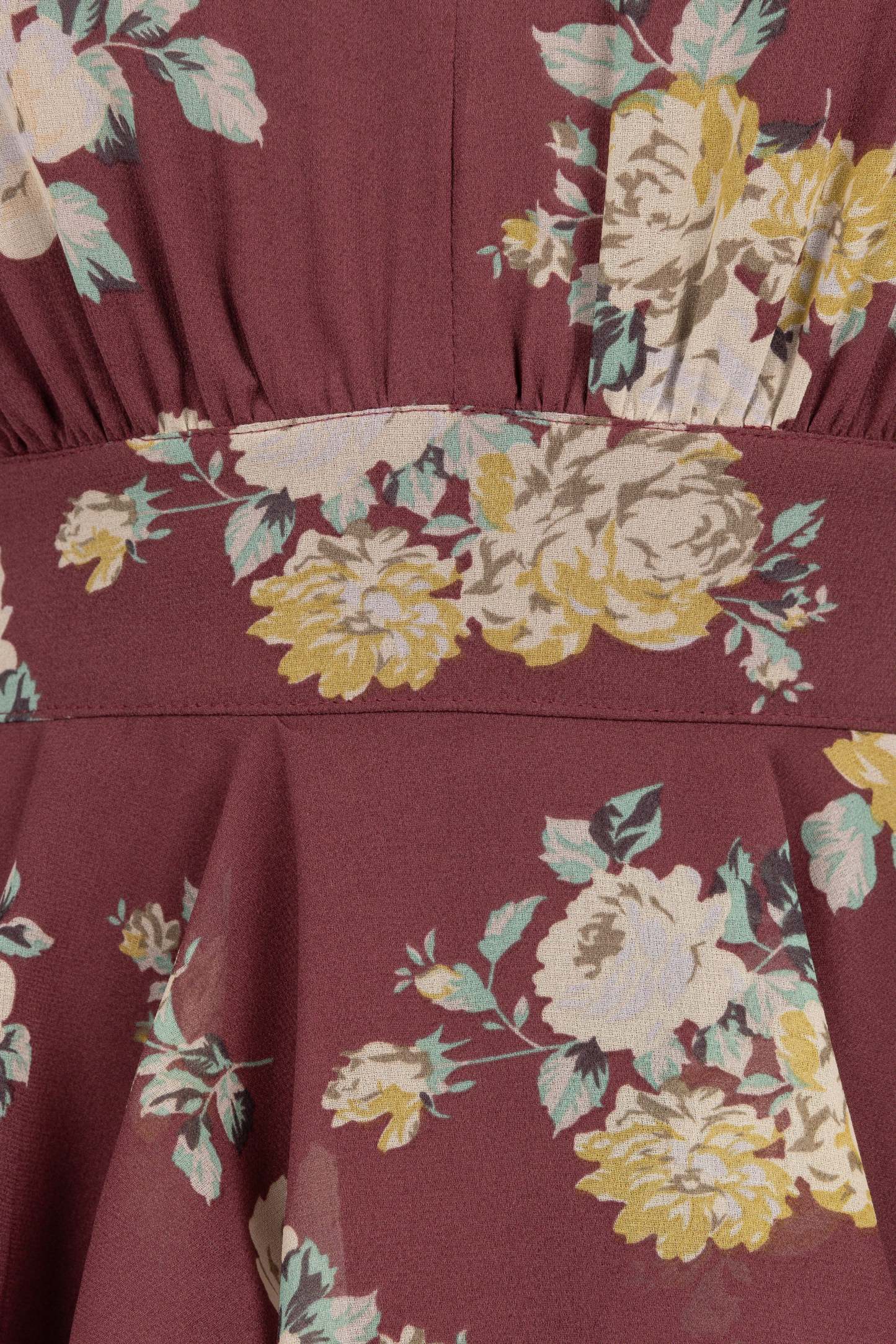 Kendall Maxi Halterneck Dress - Dark Wine-Sunny Prom