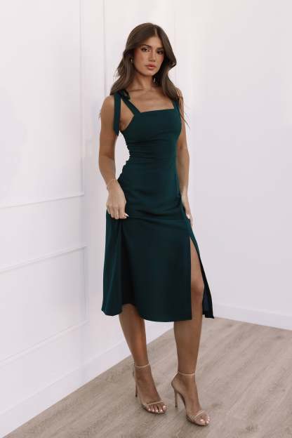 Laurel Dress - Emerald-Sunny Prom