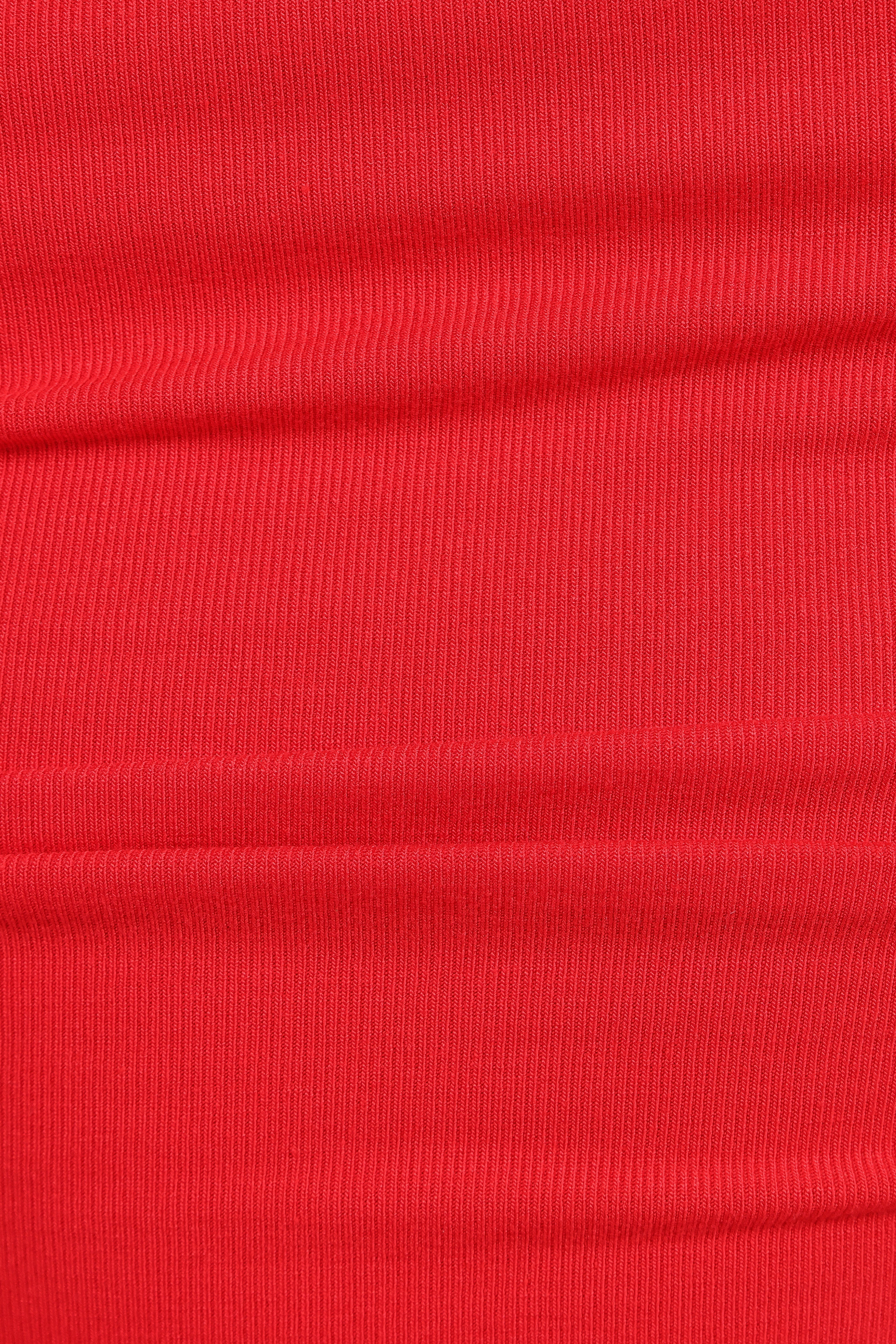 Lanna Off Shoulder Top - Red-Sunny Prom