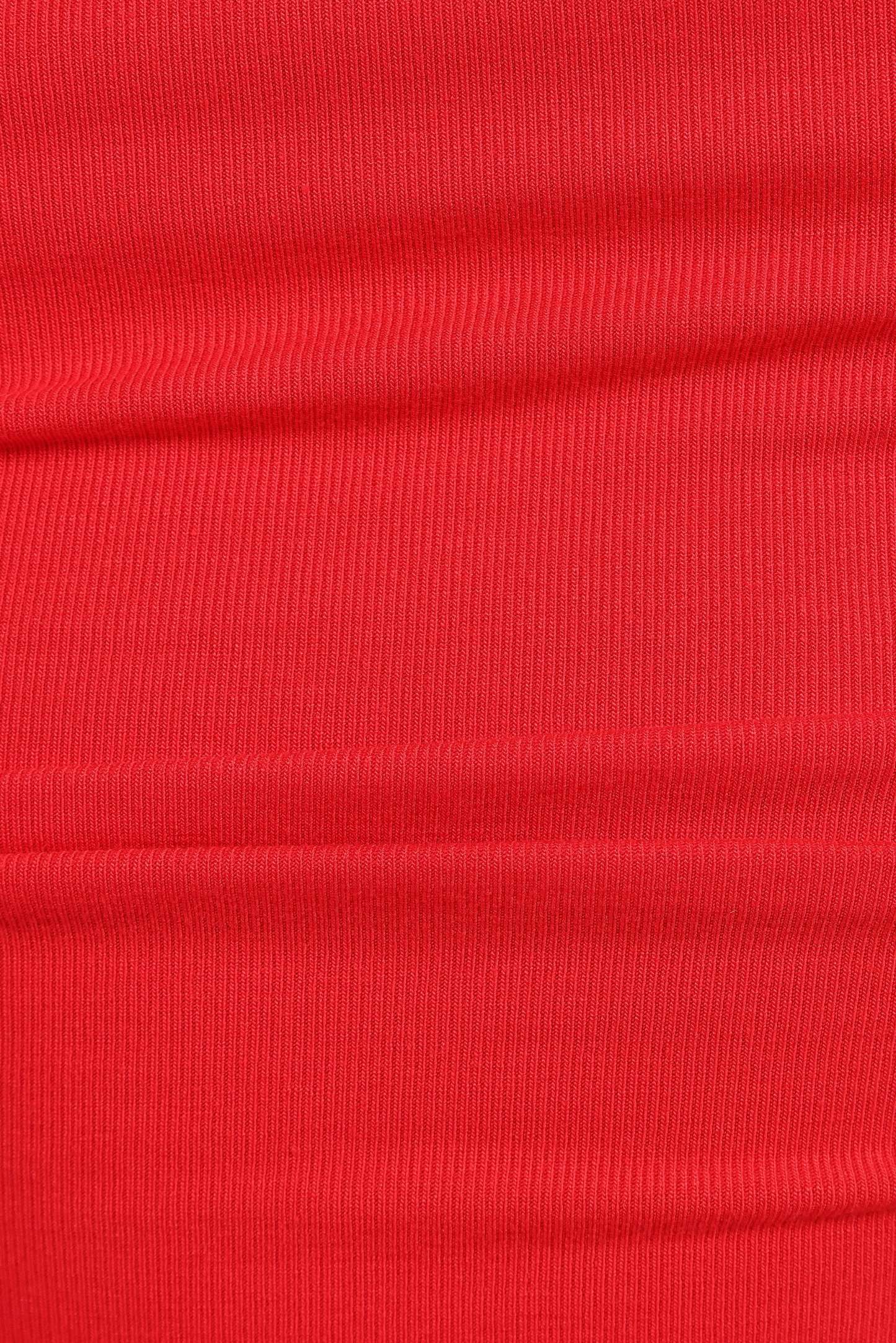 Lanna Off Shoulder Top - Red-Sunny Prom