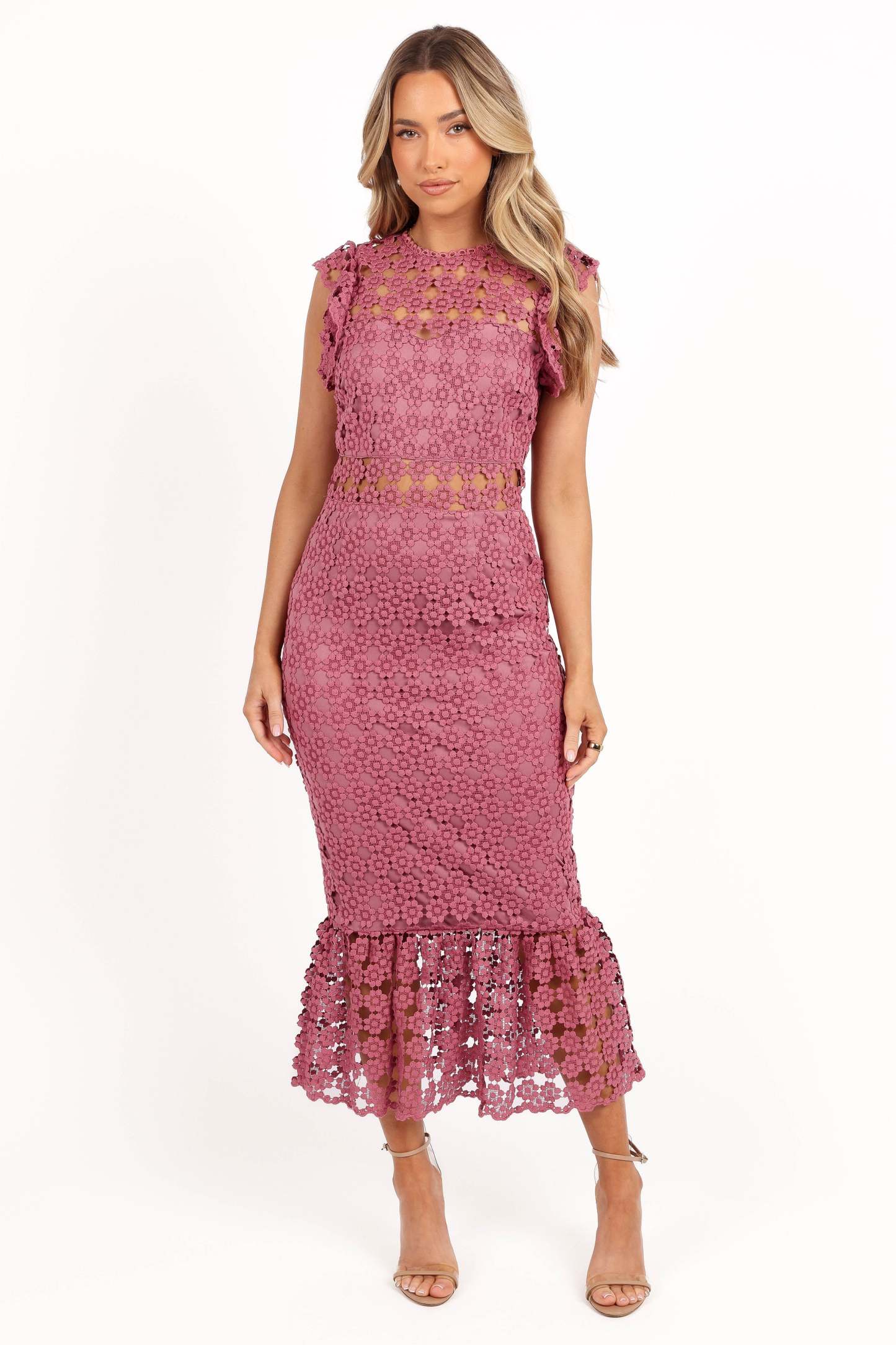 Lauren Dress - Dark Rose-Sunny Prom