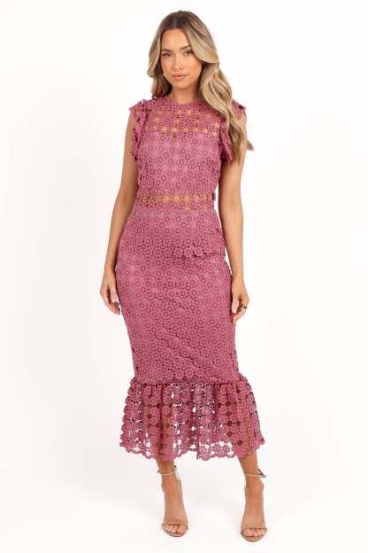 Lauren Dress - Dark Rose-Sunny Prom