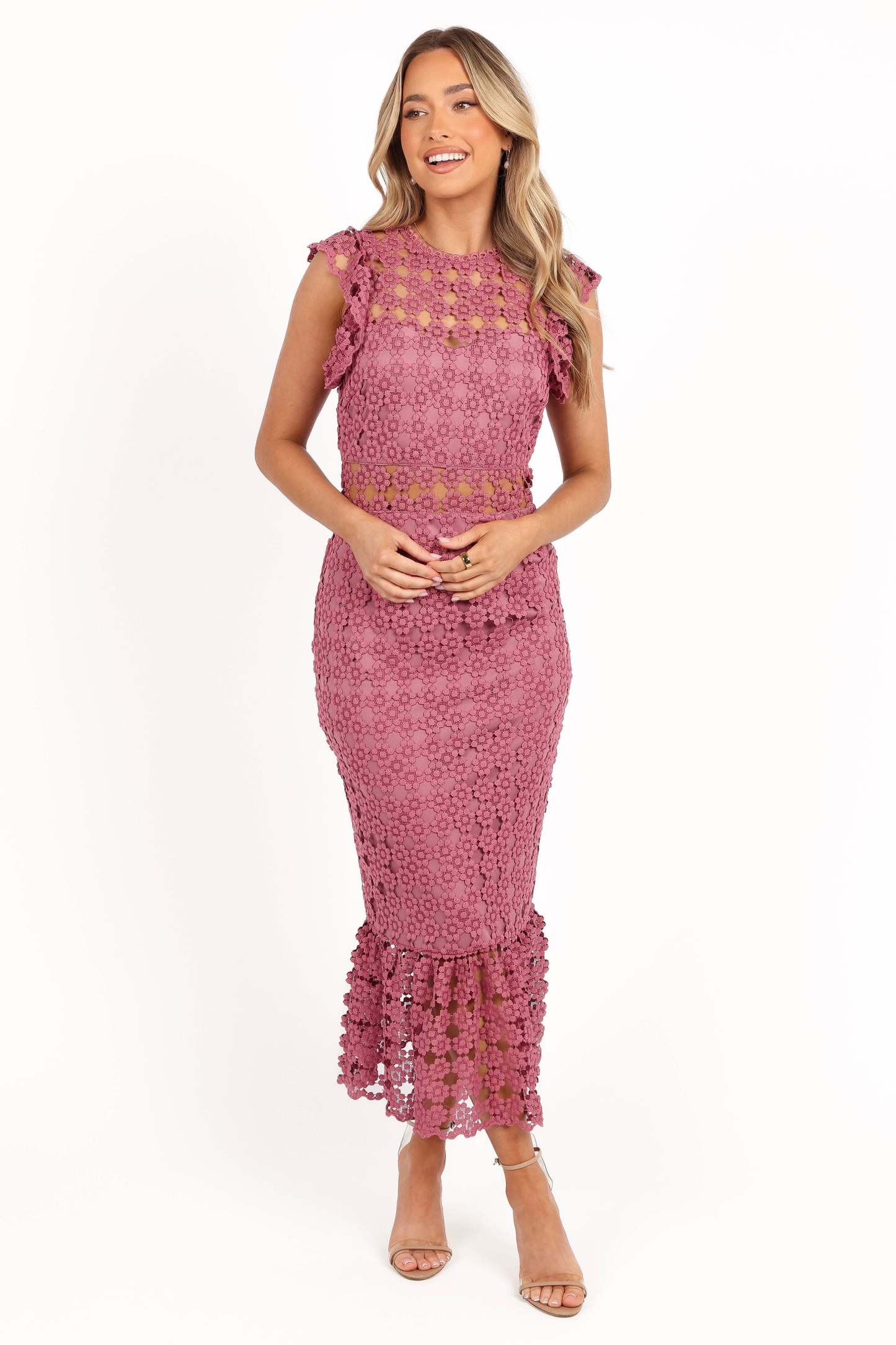 Lauren Dress - Dark Rose-Sunny Prom