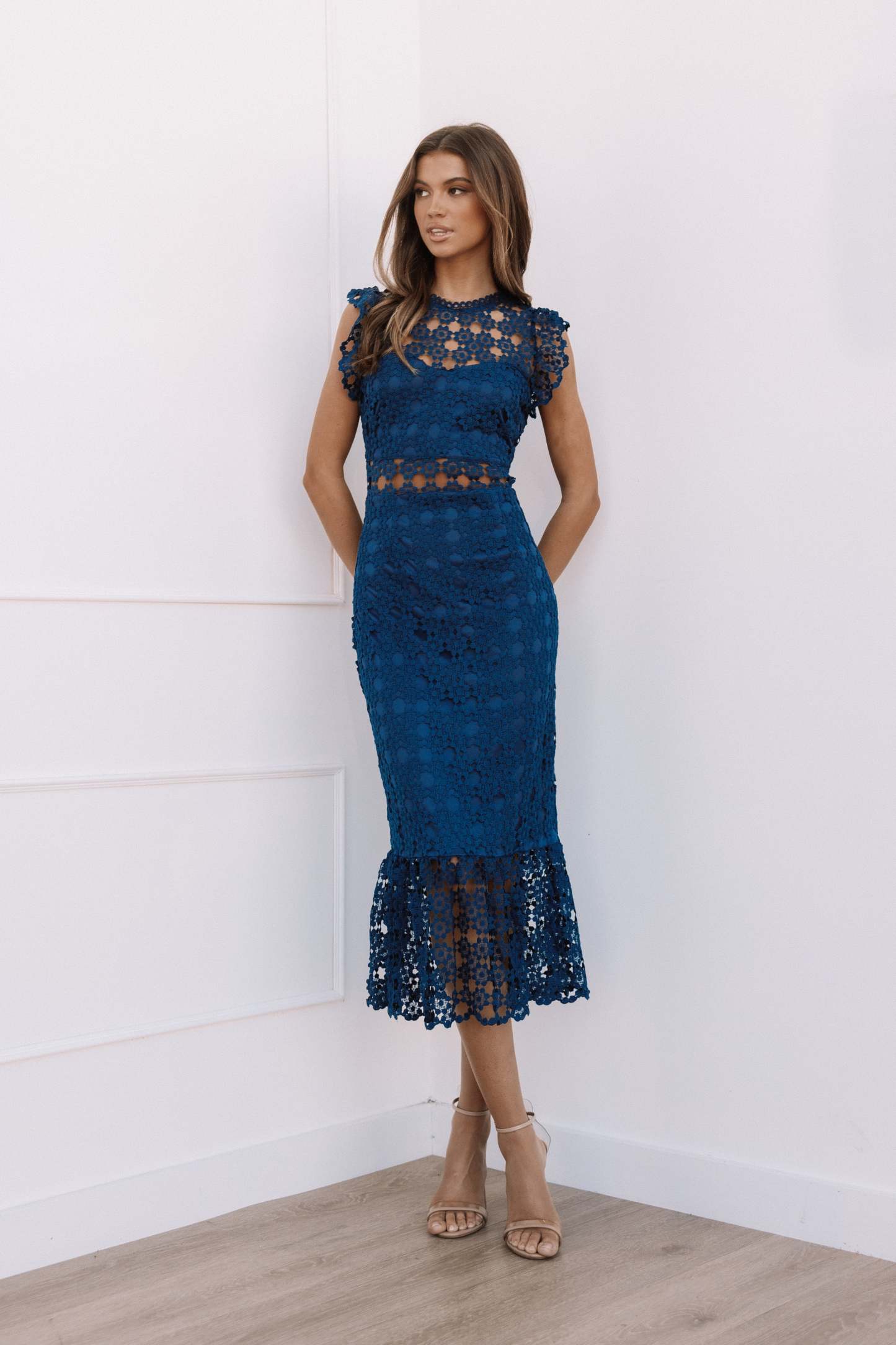 Lauren Dress - Navy-Sunny Prom
