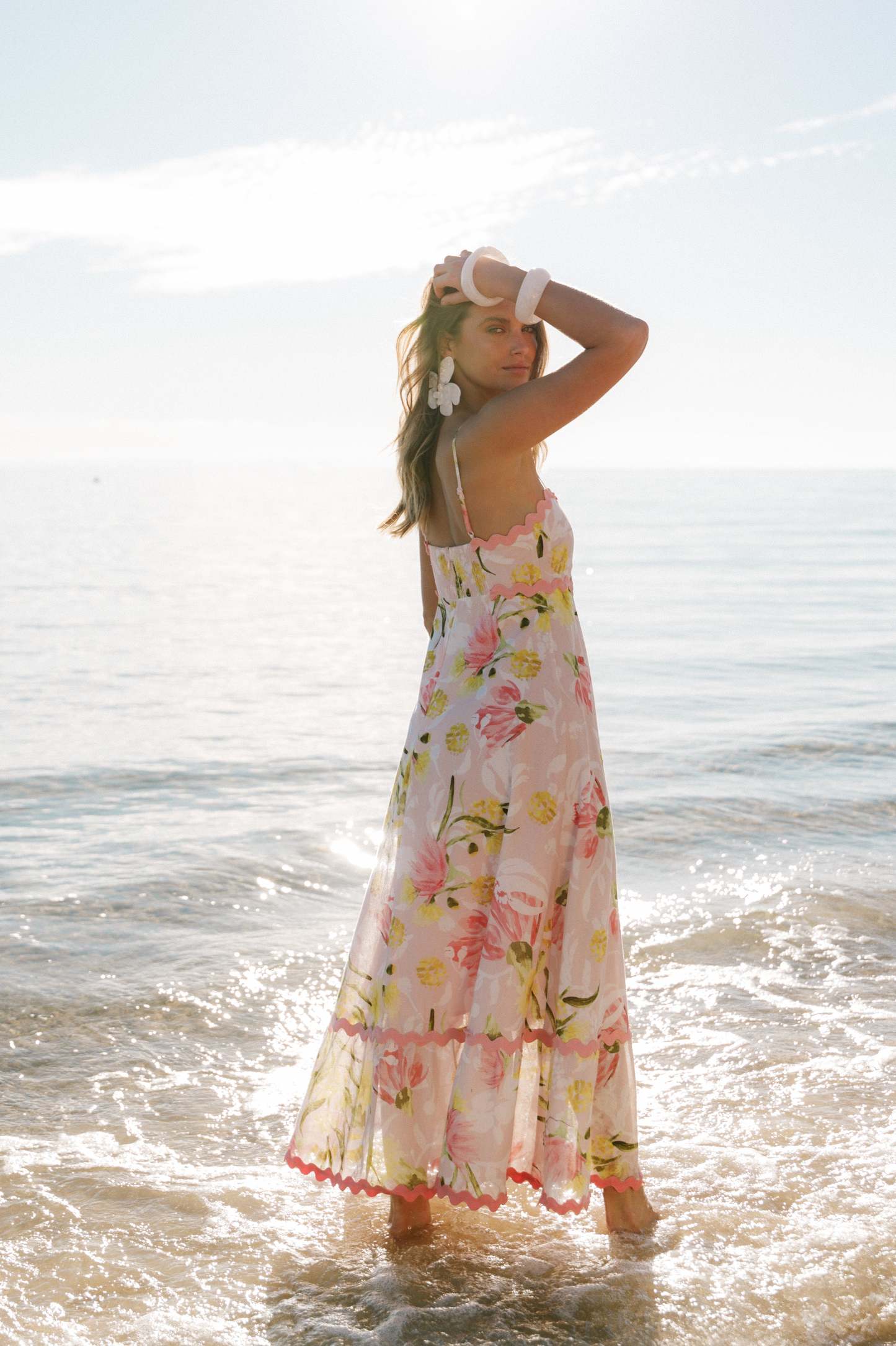 Layla Maxi Dress - Acacia Blossom-Sunny Prom