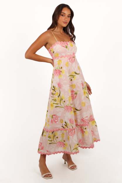 Layla Maxi Dress - Acacia Blossom-Sunny Prom