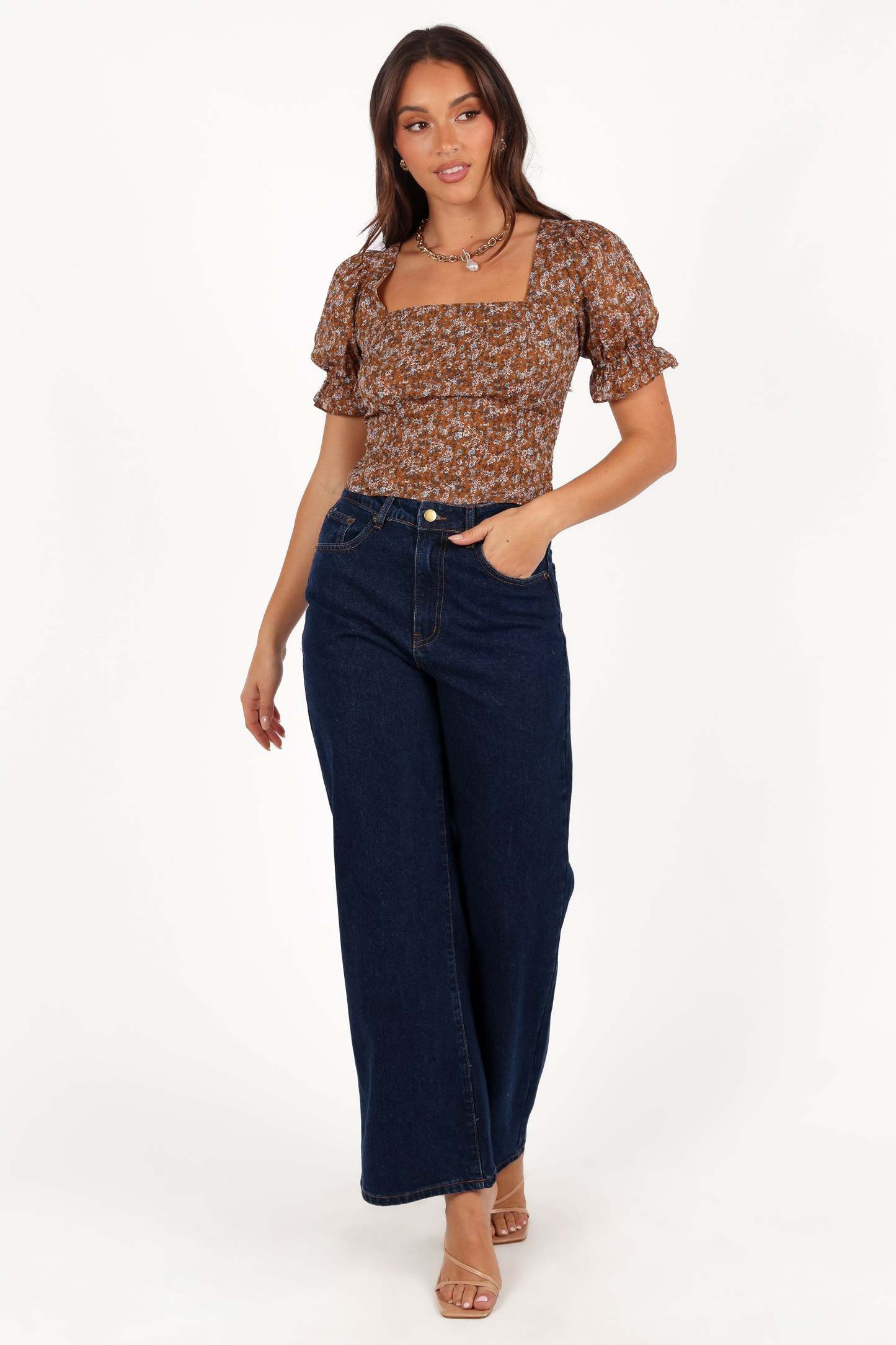 Lucie Top - Camel-Sunny Prom