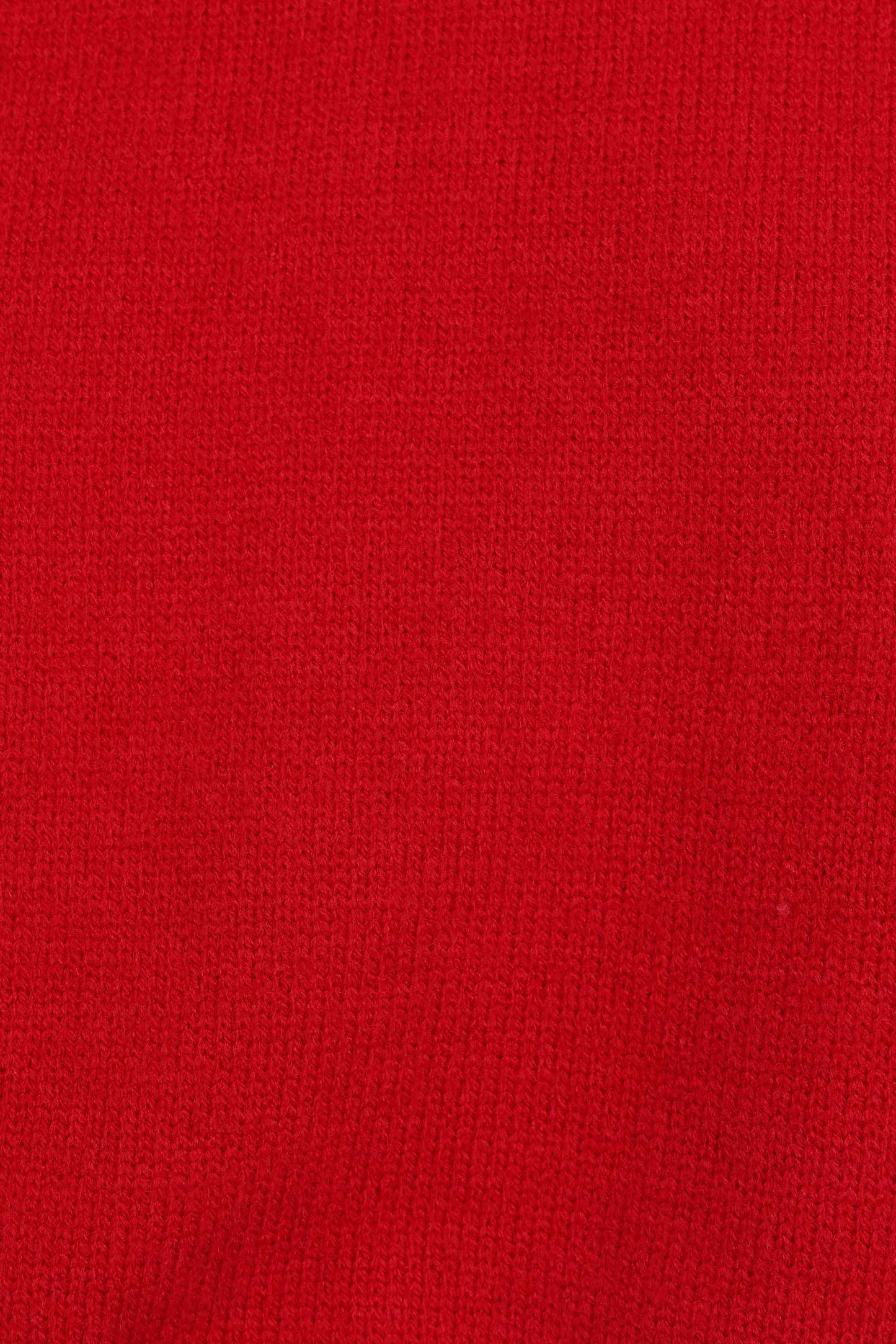 Luda Mockneck Knit Sweater - Red-Sunny Prom