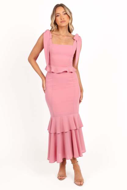 Luna Two Piece Set - Mauve-Sunny Prom