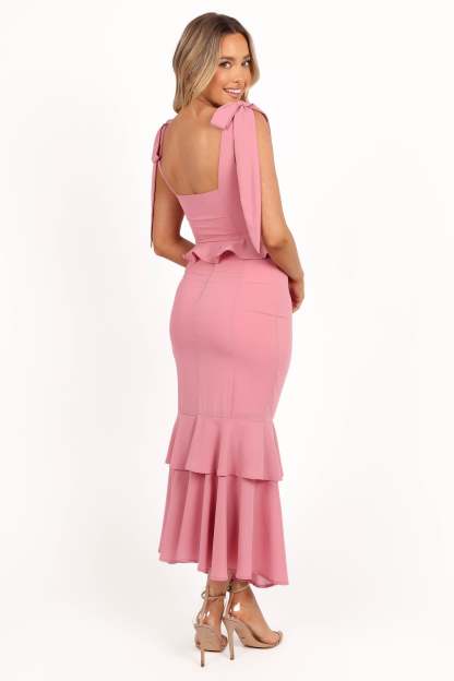 Luna Two Piece Set - Mauve-Sunny Prom