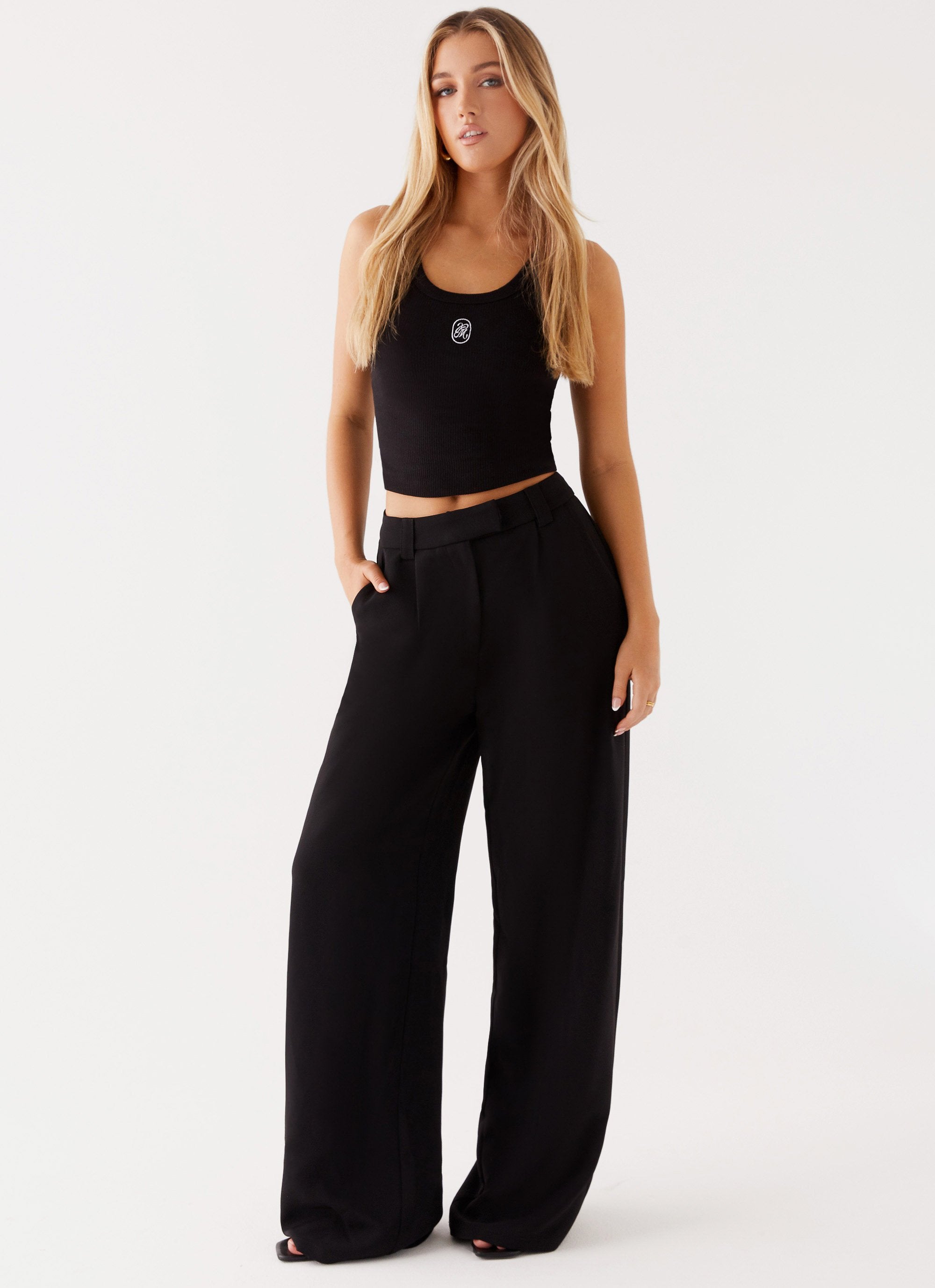 Midnight City Suit Pants - Black-Sunny Prom. All rights reserved.