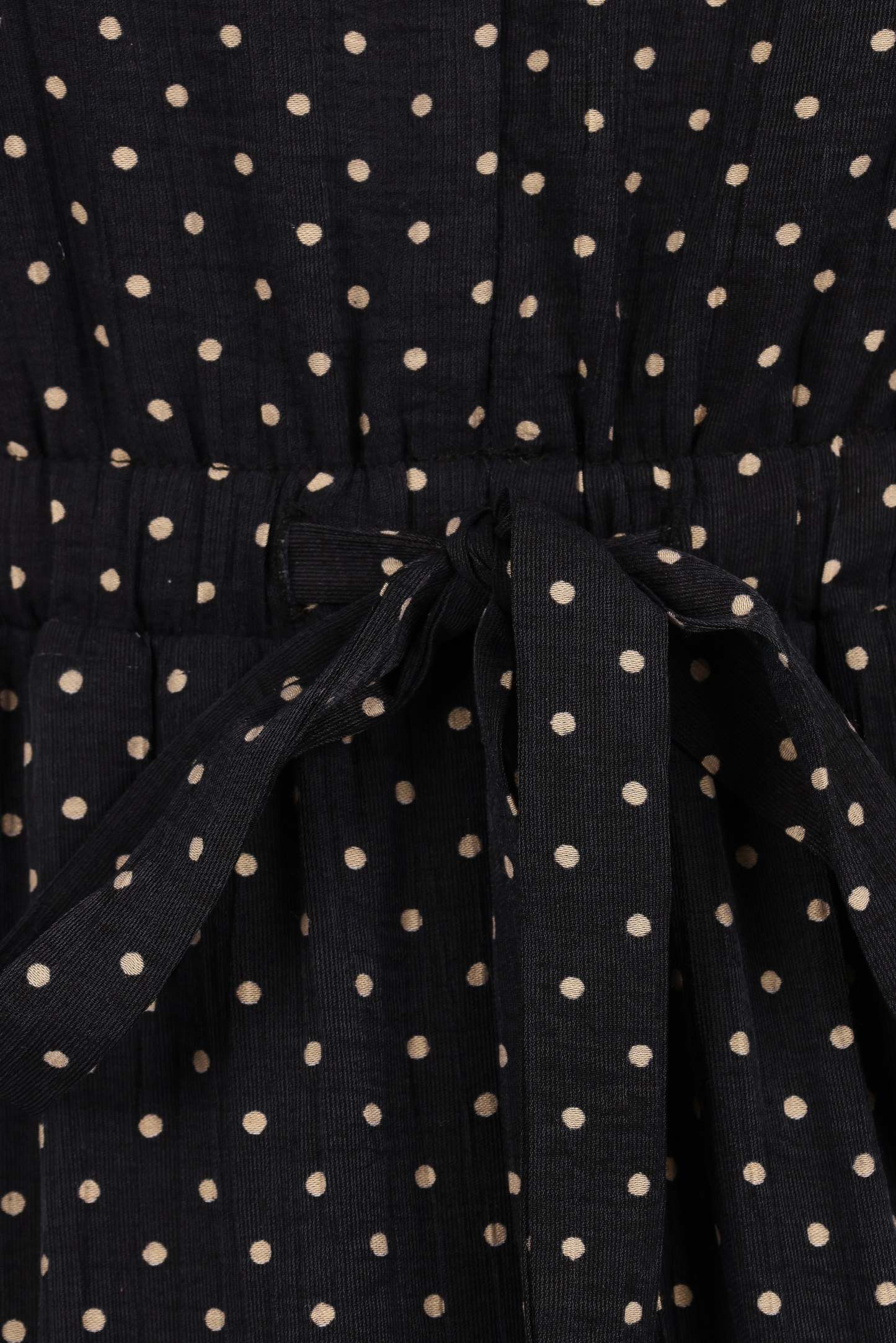 Moscow Midi Dress - Black Polka Dot-Sunny Prom