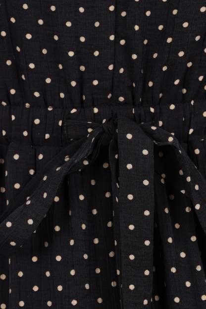Moscow Midi Dress - Black Polka Dot-Sunny Prom