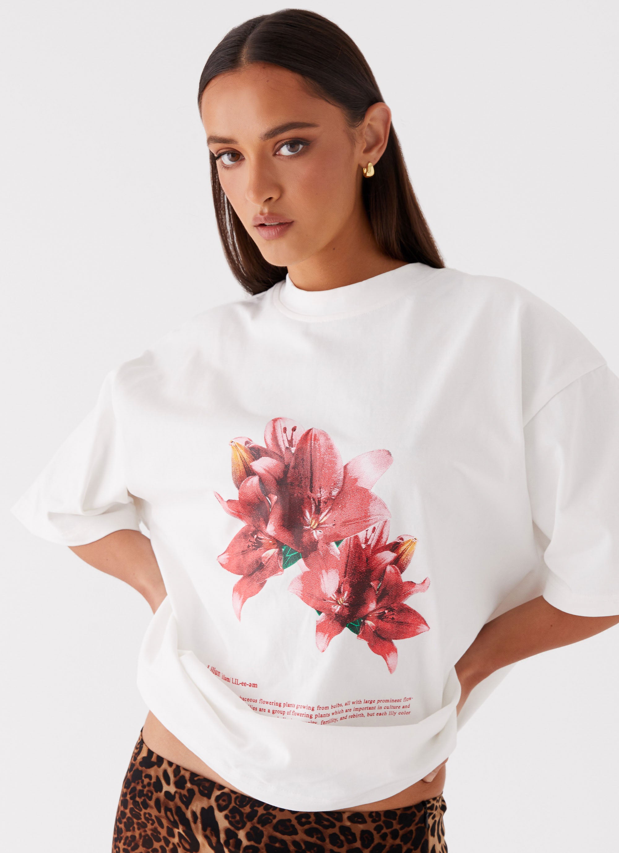 Born To Have Fun Oversized Graphic Tee - Tulip-Sunny Prom. All rights reserved.