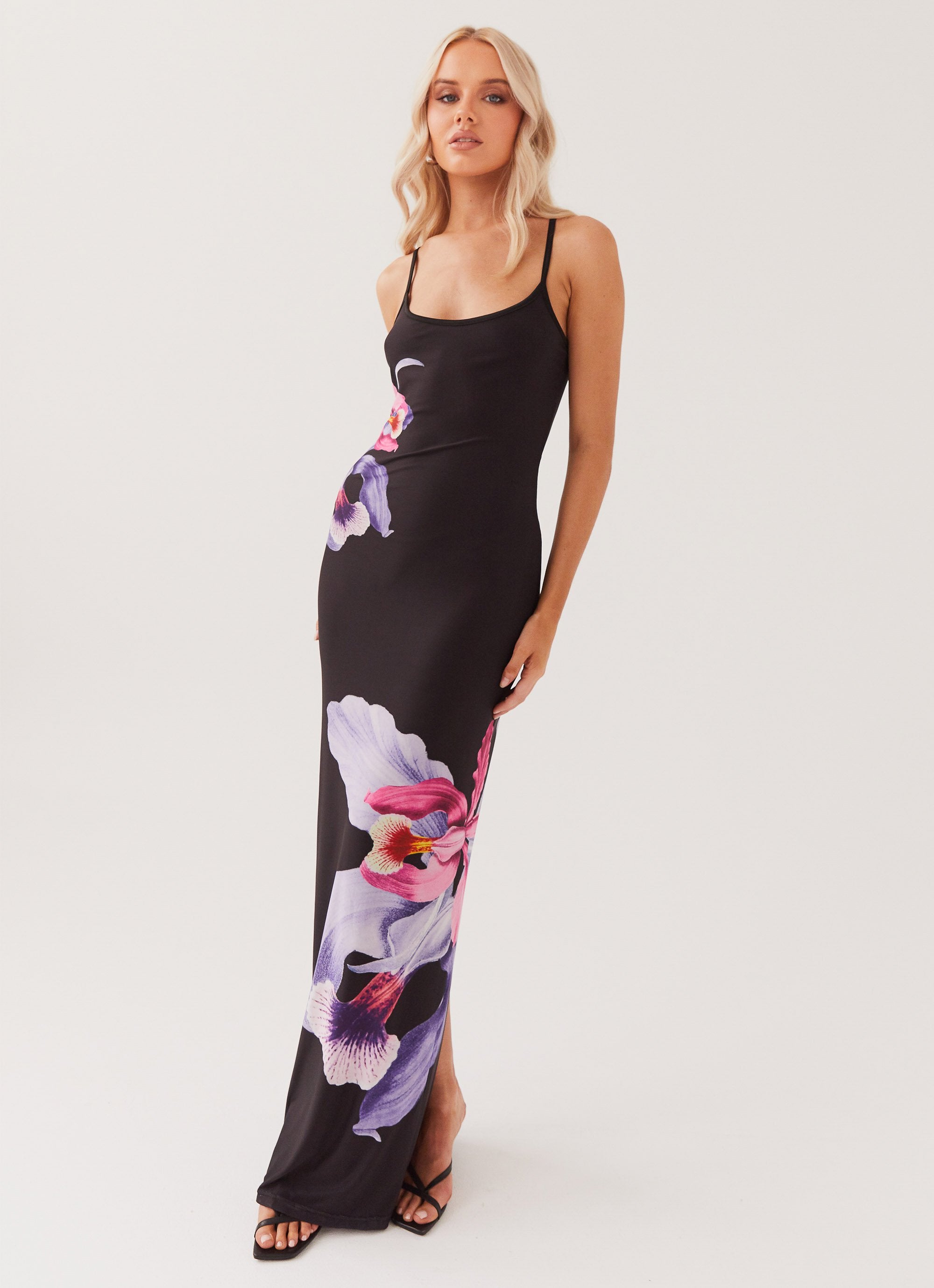 Bad News Mesh Maxi Dress - Black Tulip-Sunny Prom. All rights reserved.