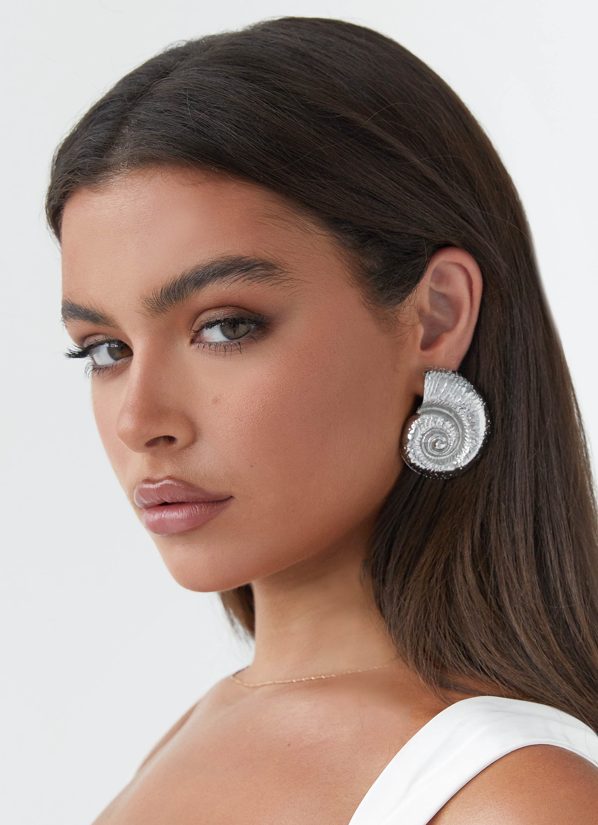 Beachcomber Earrings - Silver-Sunny Prom. All rights reserved.