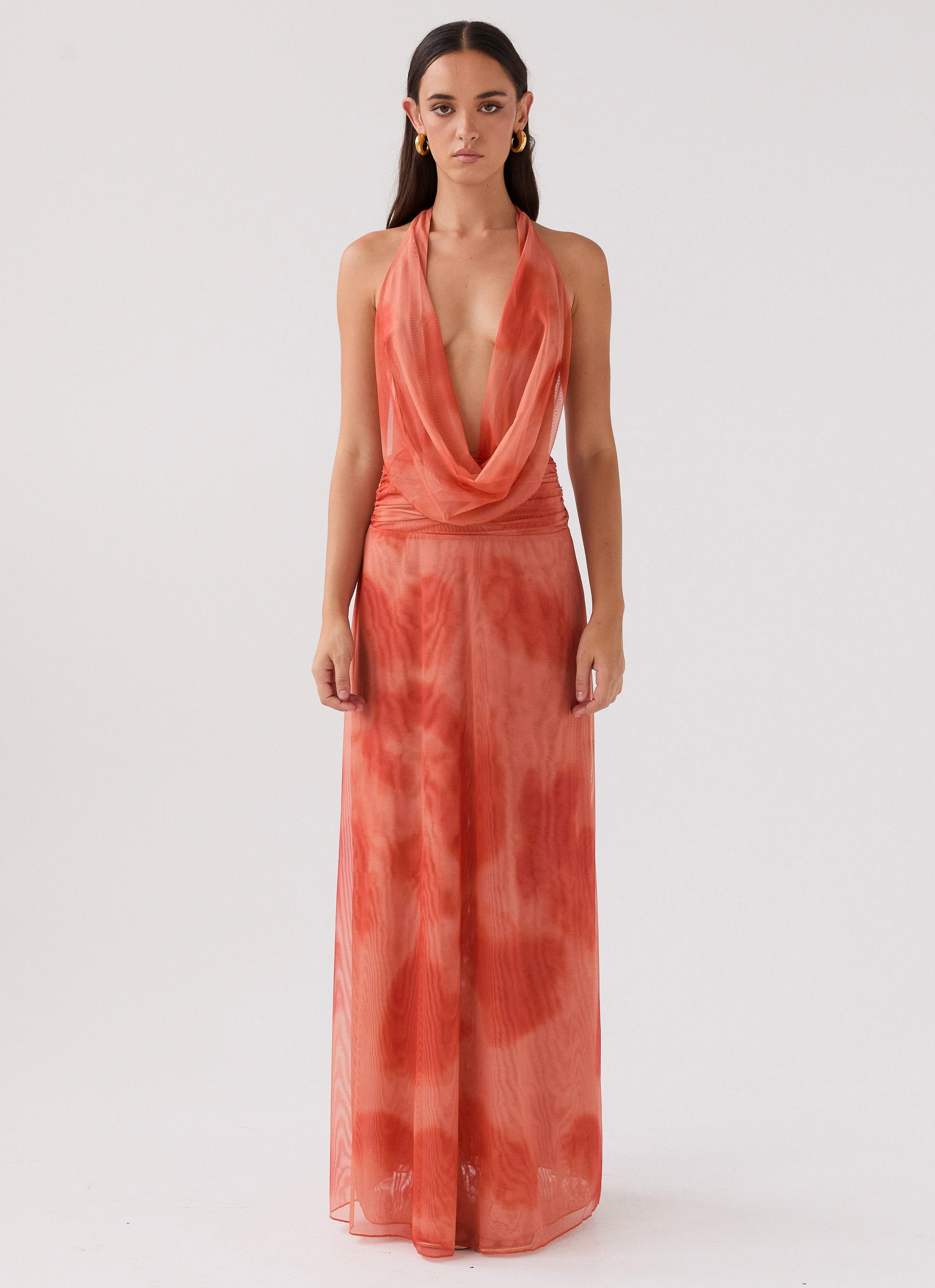 Elysia Chiffon Maxi Dress - Fiery Fusion-Sunny Prom. All rights reserved.