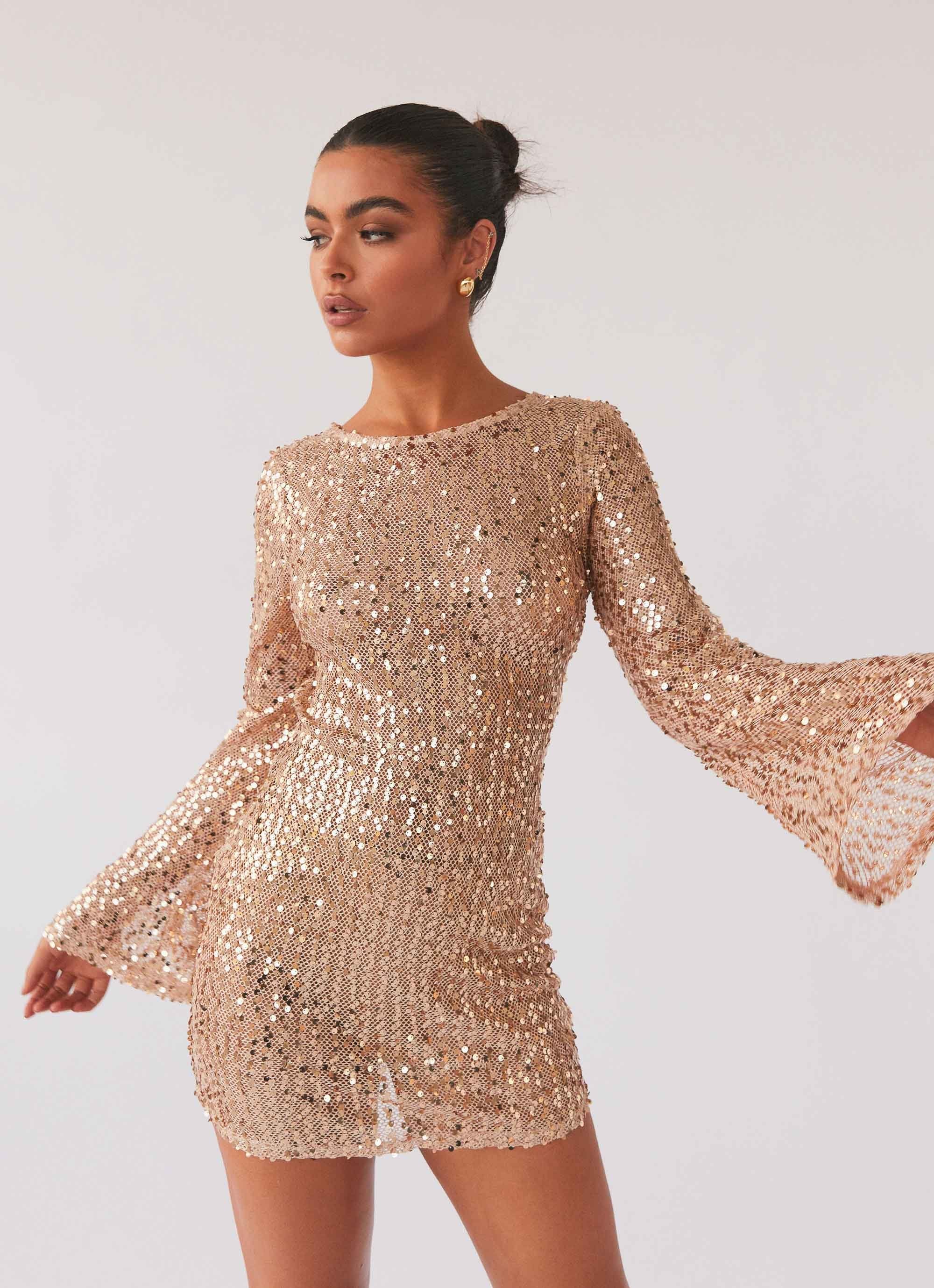 Mesmerize Mini Dress - Glisten-Sunny Prom. All rights reserved.