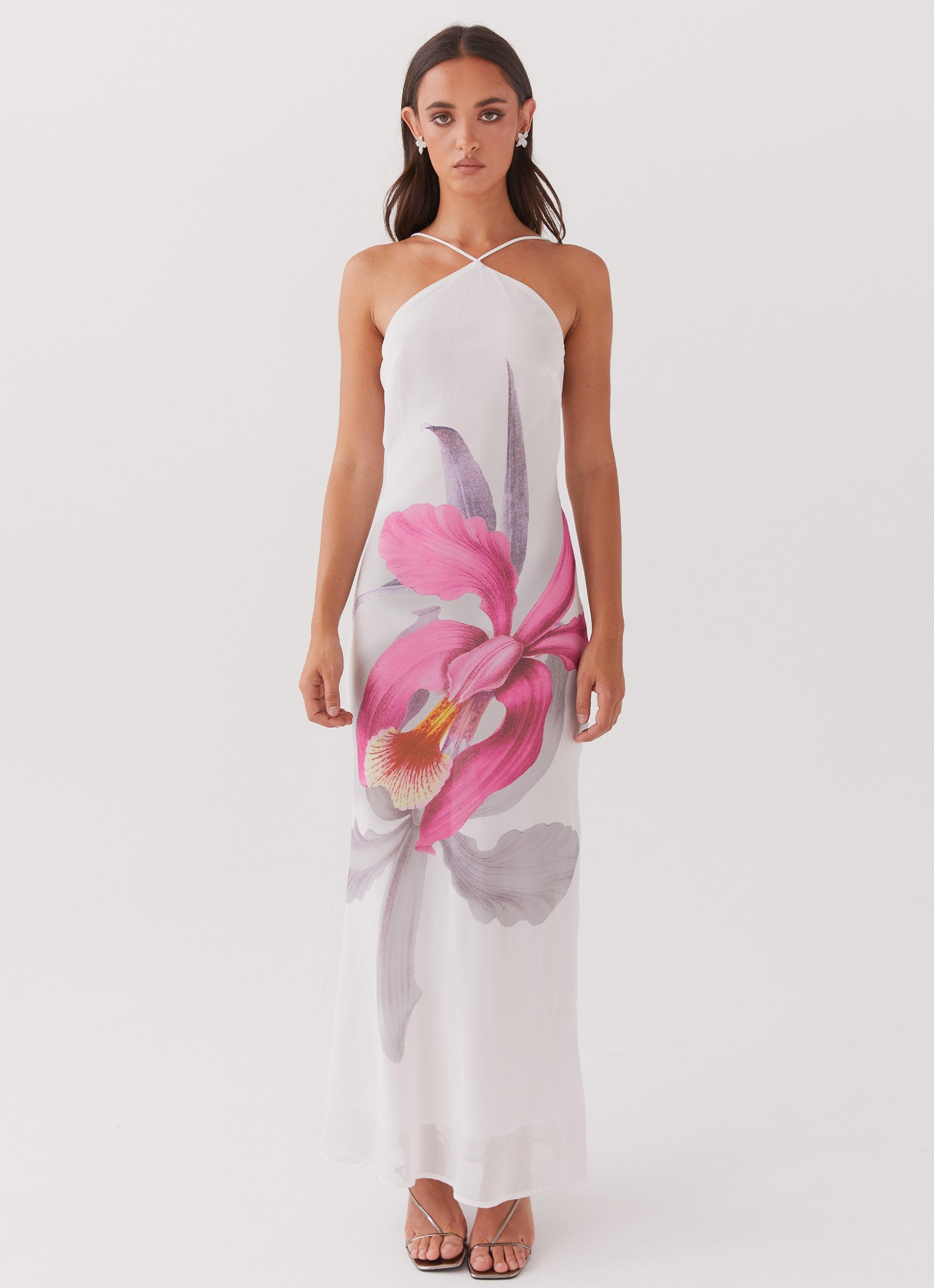 Blossom Hearts Maxi Dress - Tulip Floral-Sunny Prom. All rights reserved.