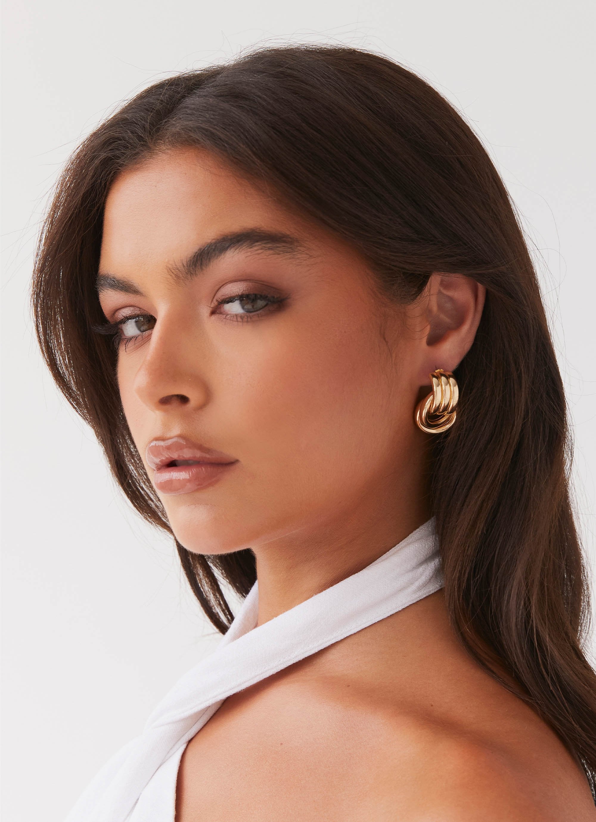 Bold Step Cuff Earrings - Gold-Sunny Prom. All rights reserved.