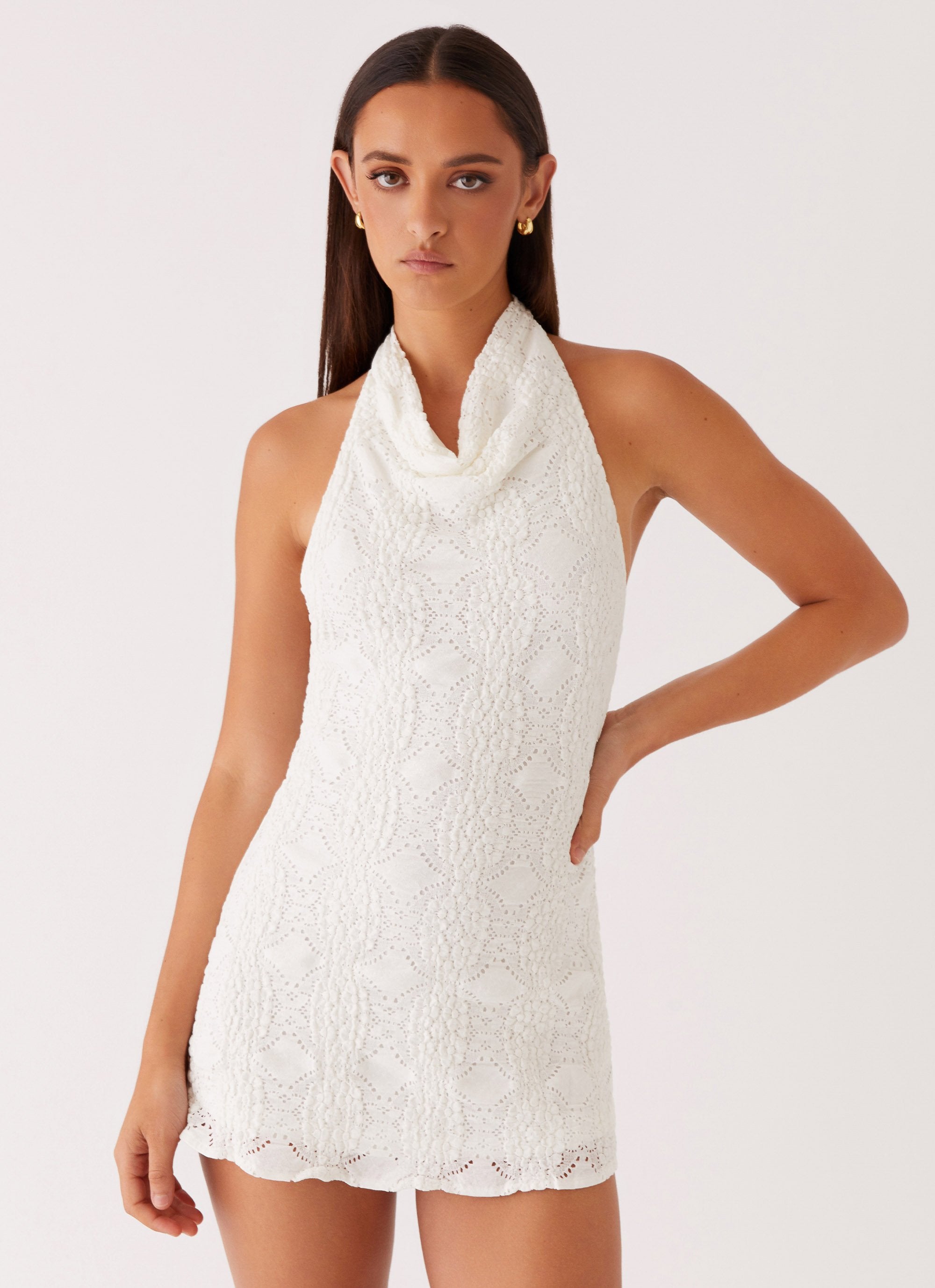 Camden Mini Dress - White-Sunny Prom. All rights reserved.