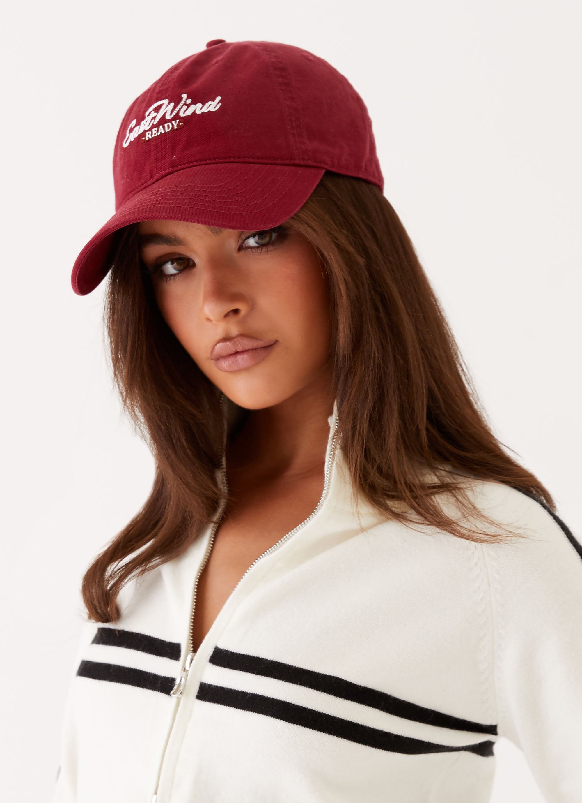 Rosehip Baseball Cap - Dark Red-Sunny Prom. All rights reserved.