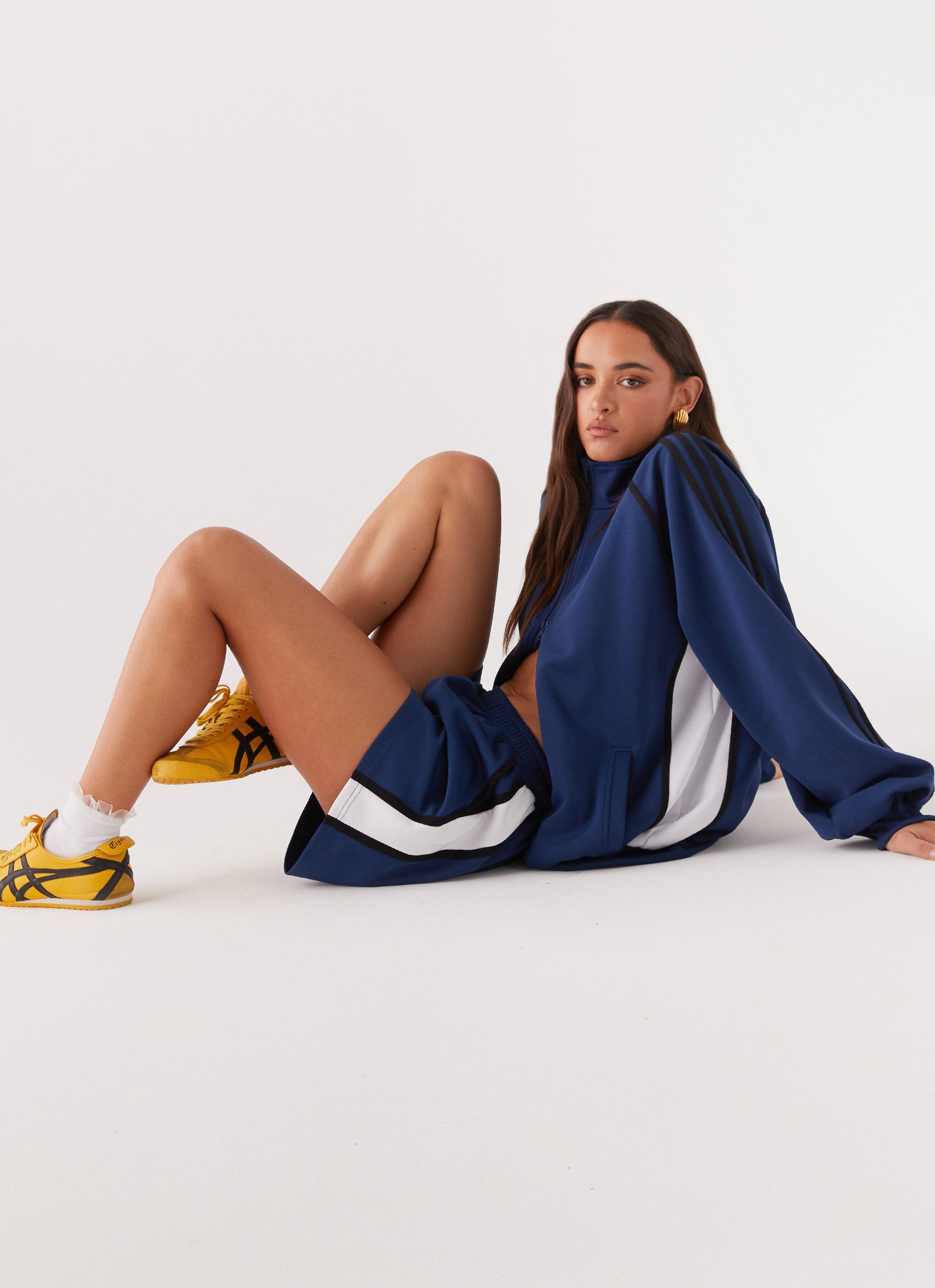 Feel The Rush Track Shorts - Vintage Blue-Sunny Prom. All rights reserved.