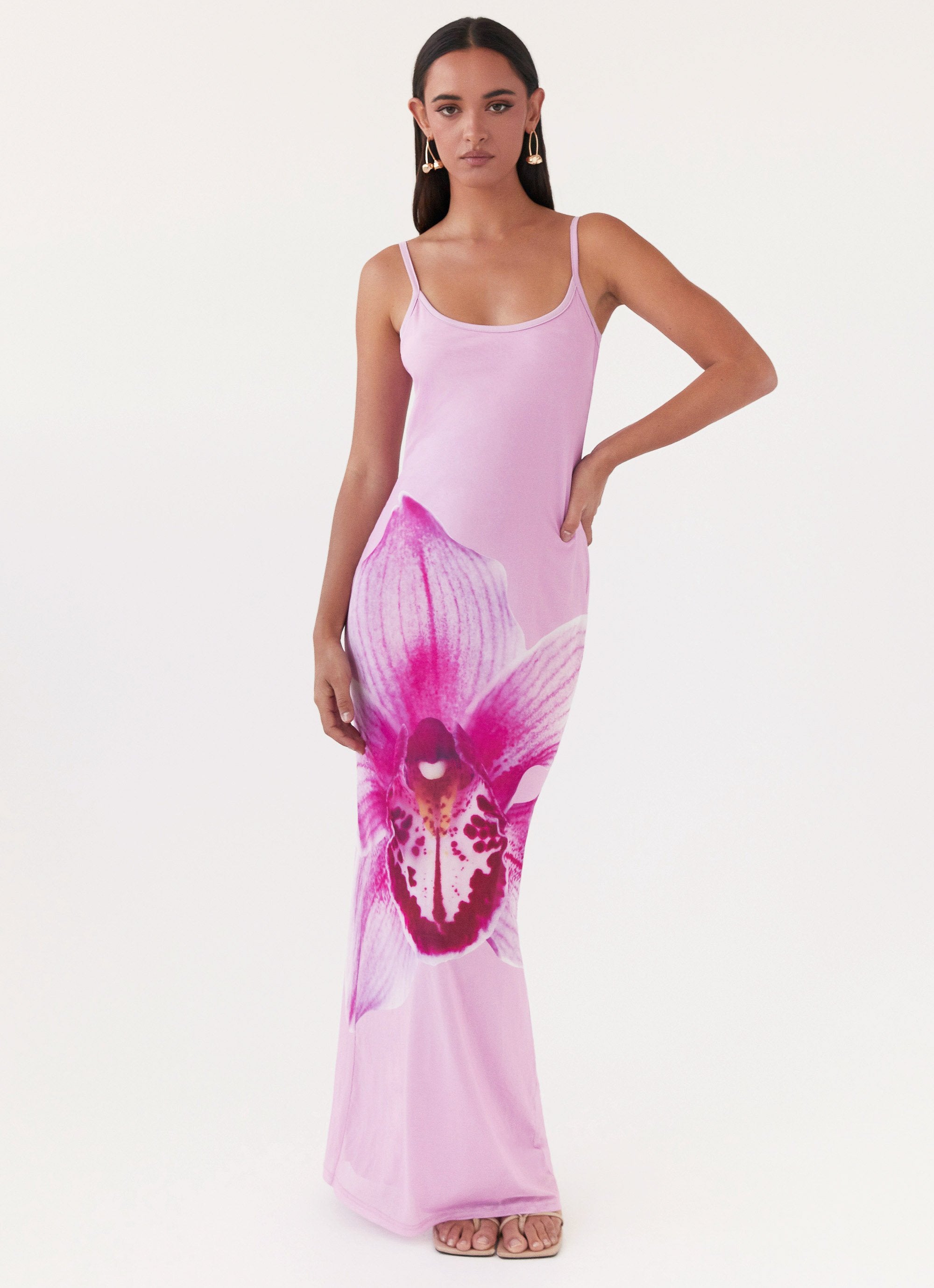 Bad News Mesh Maxi Dress - Pink Magnolia-Sunny Prom. All rights reserved.