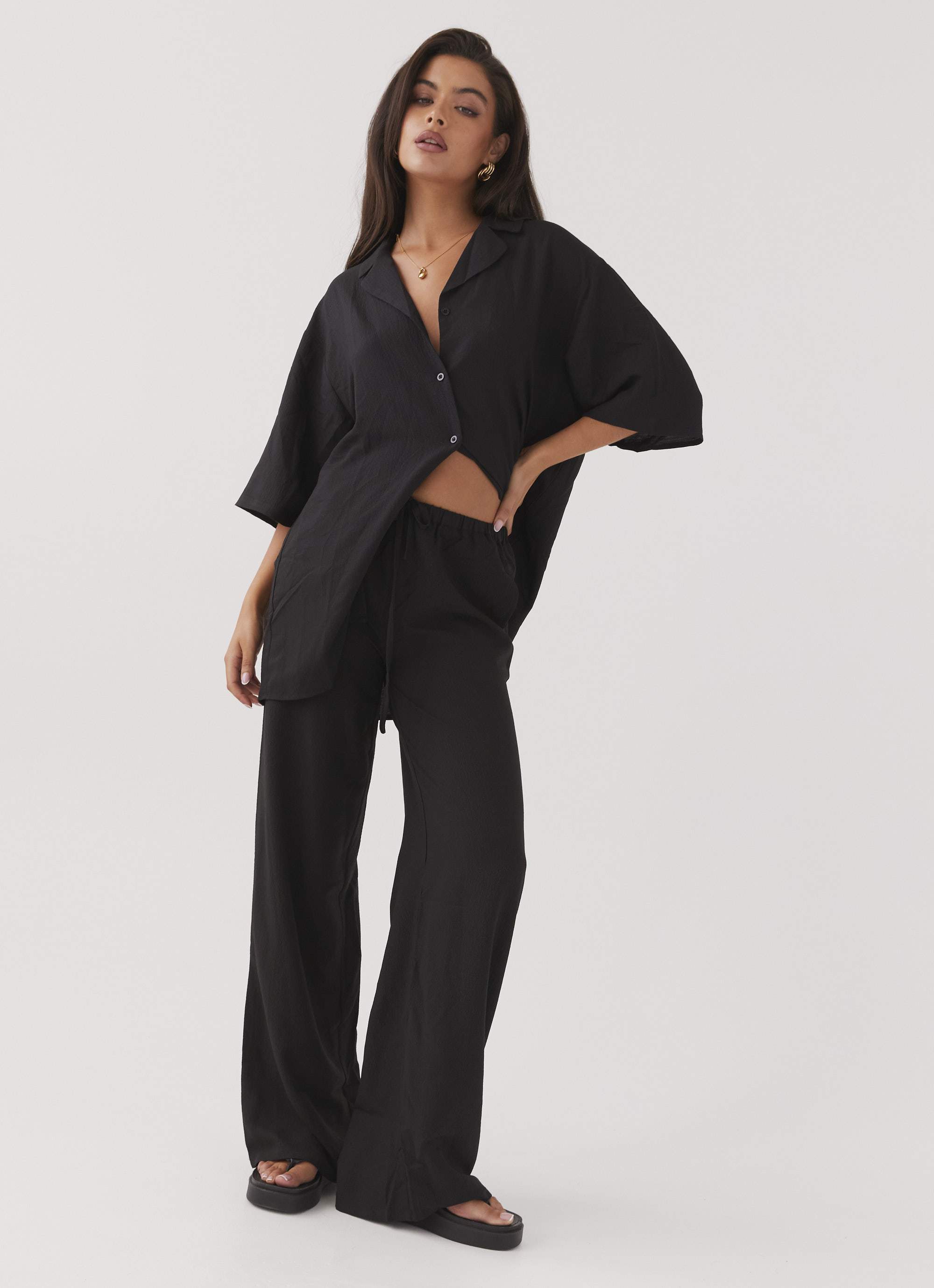 The Good Days Pants - Black-Sunny Prom. All rights reserved.