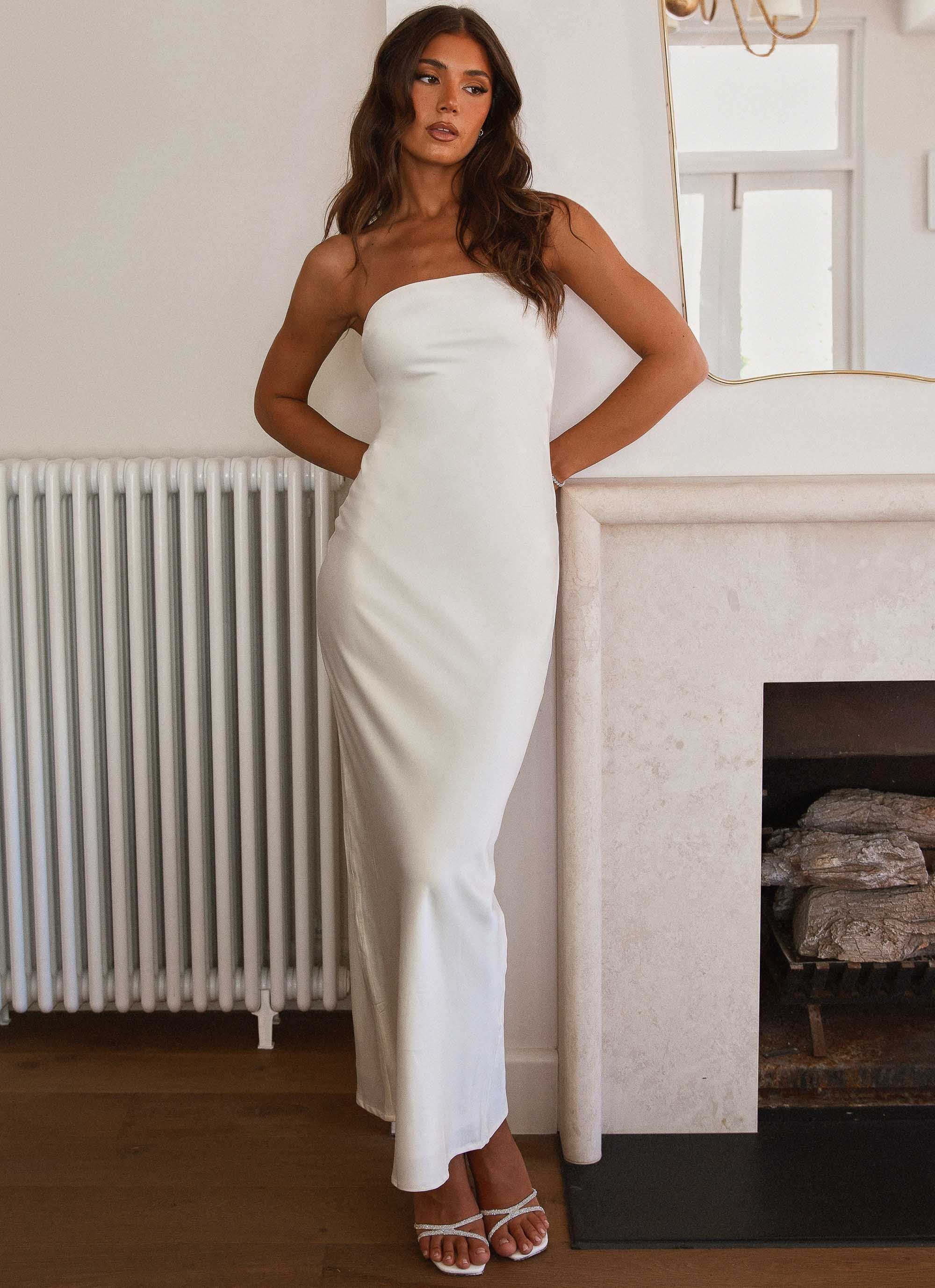 Love Me More Maxi Dress - Pearl-Sunny Prom. All rights reserved.