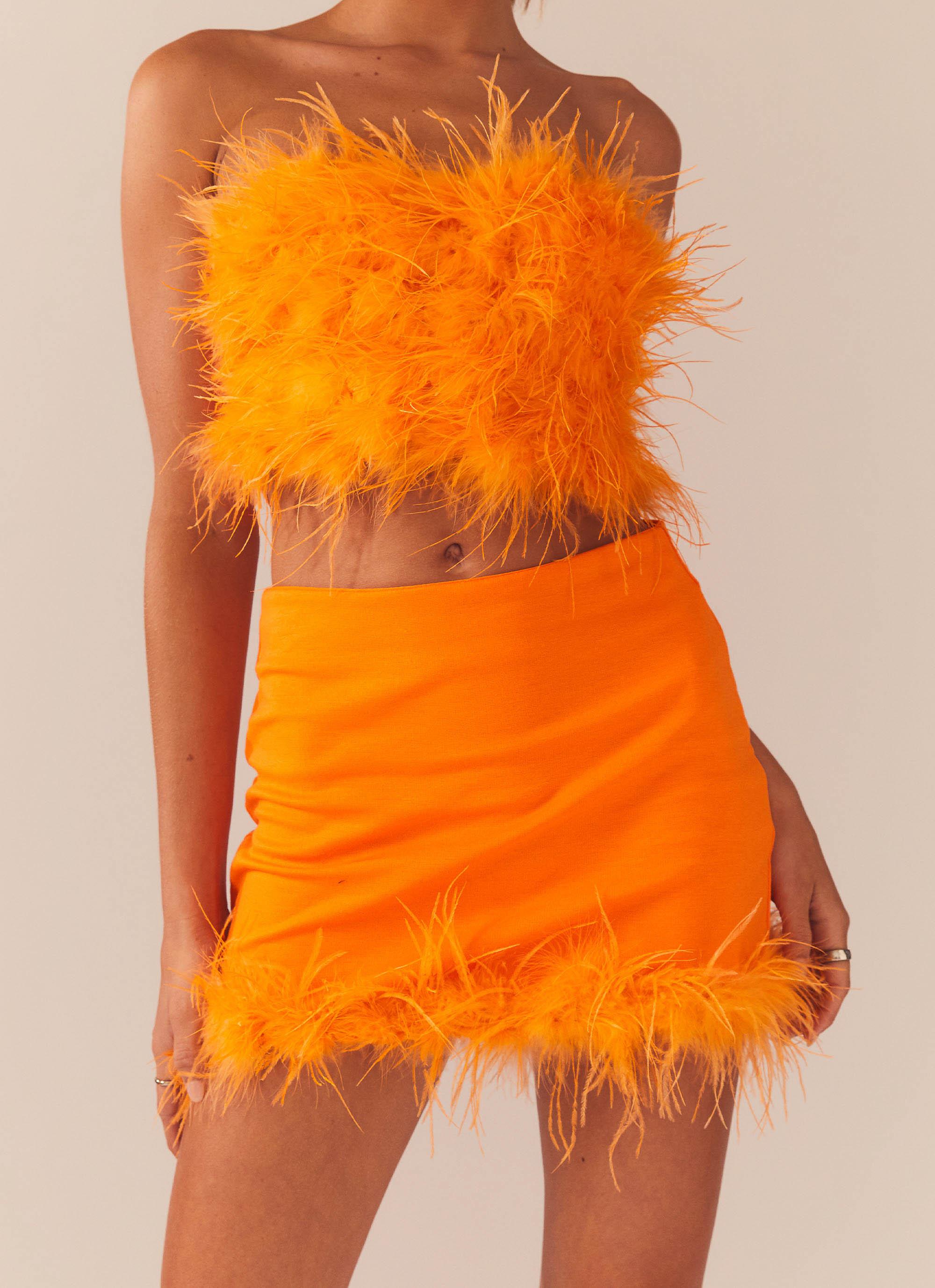 Lucia In Love Skirt - Tangerine-Sunny Prom. All rights reserved.