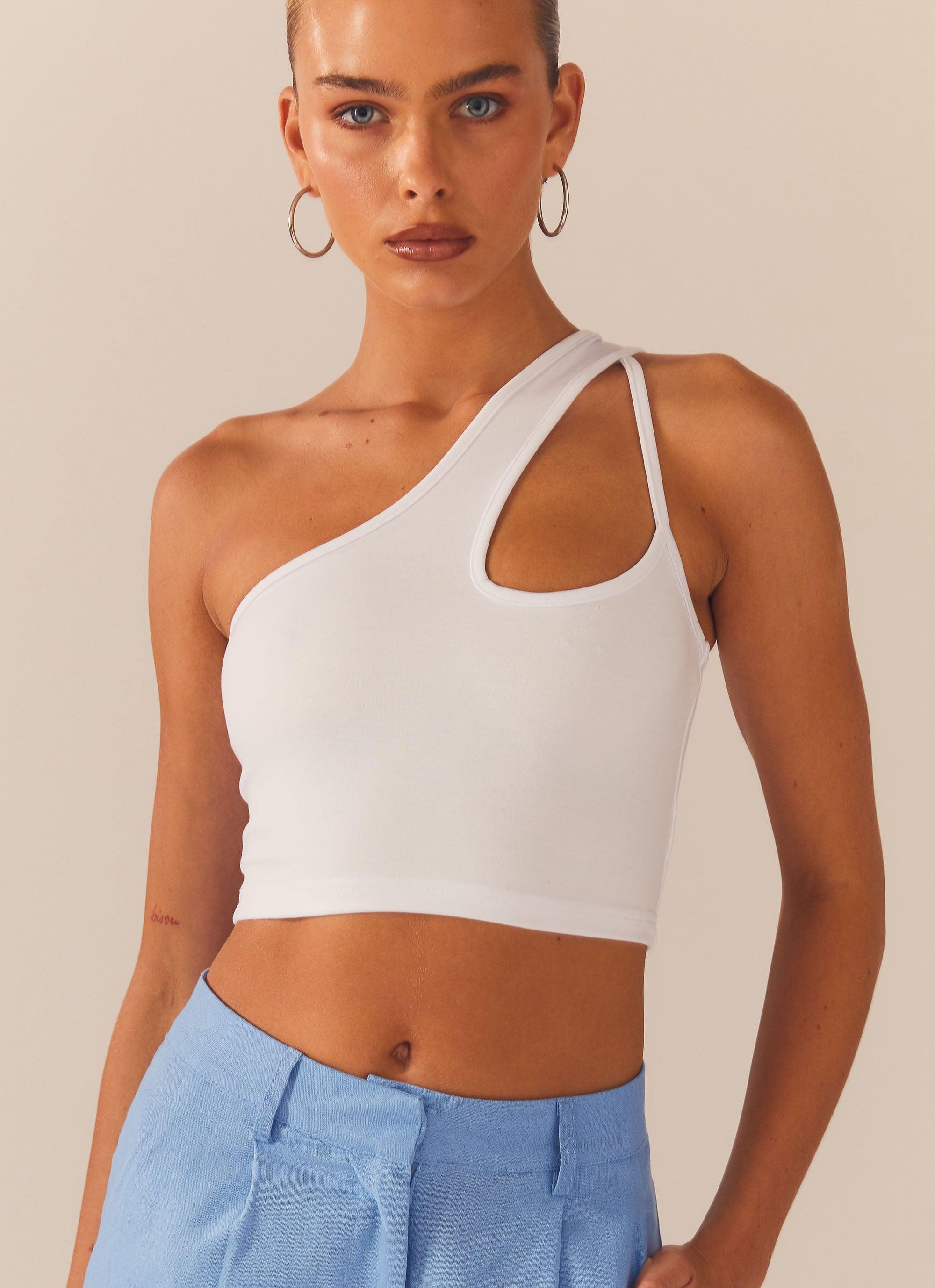 Cedar Crop Top - White-Sunny Prom. All rights reserved.