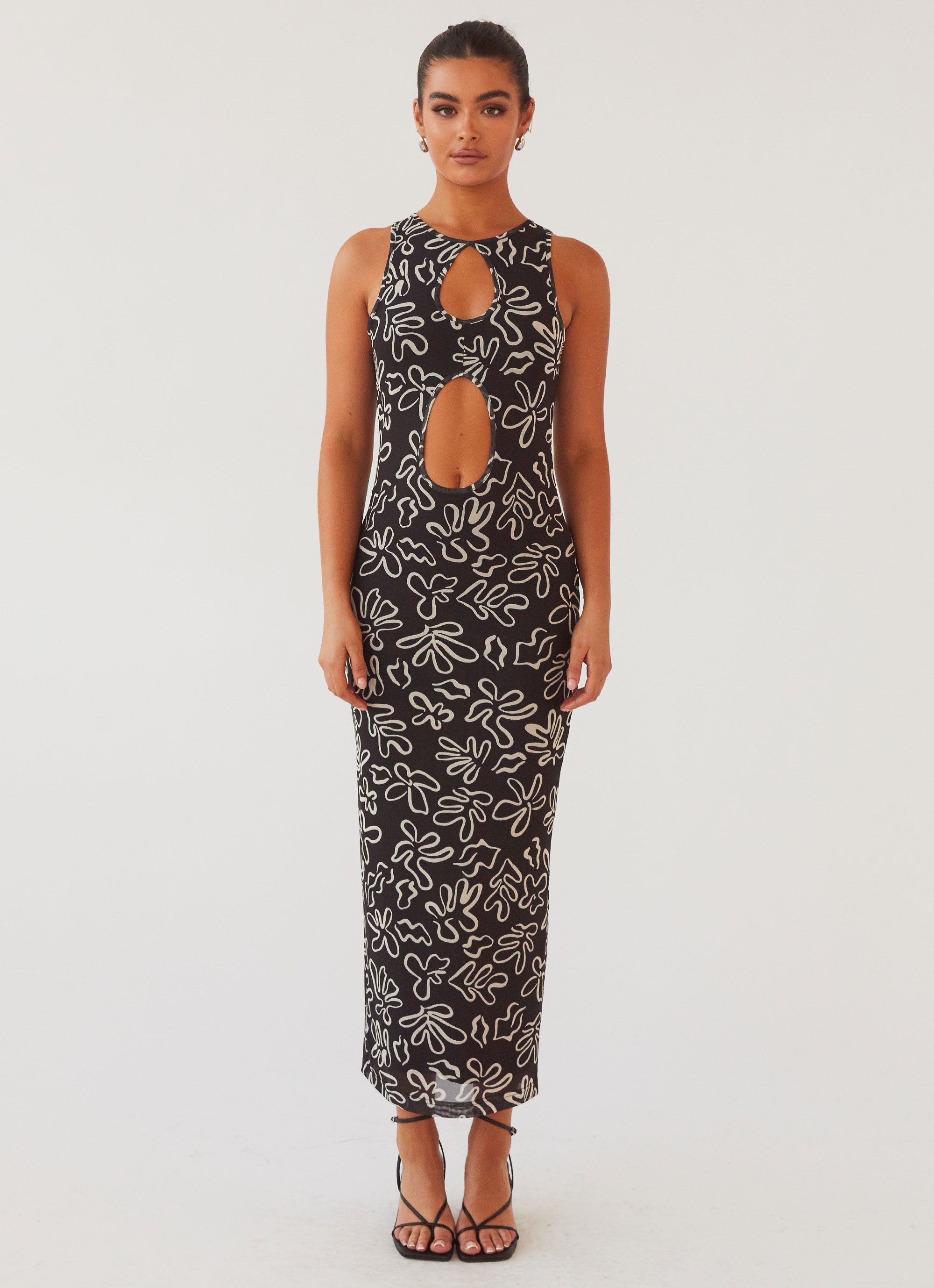 All Eyes On Me Maxi Dress - Petal Gloom-Sunny Prom. All rights reserved.