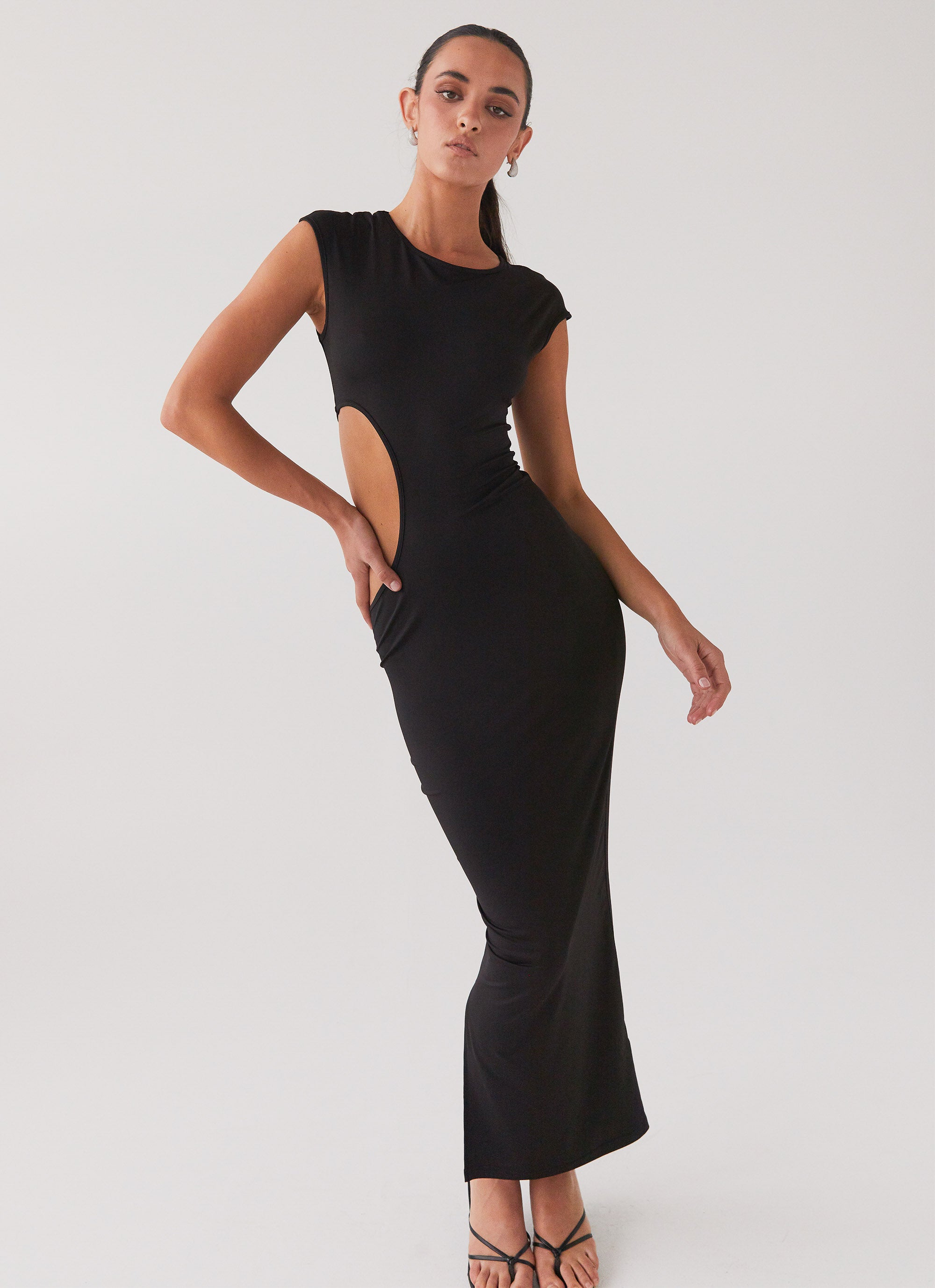 Never Too Much Maxi Dress - Shadow-Sunny Prom. All rights reserved.