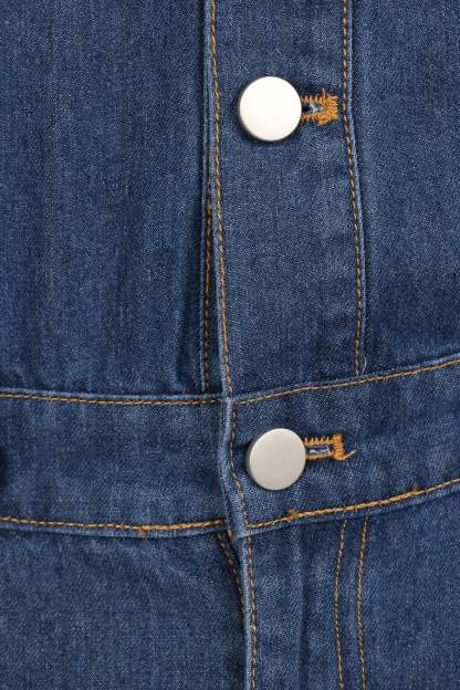 Rosa Denim Jumpsuit - Dark Denim-Sunny Prom
