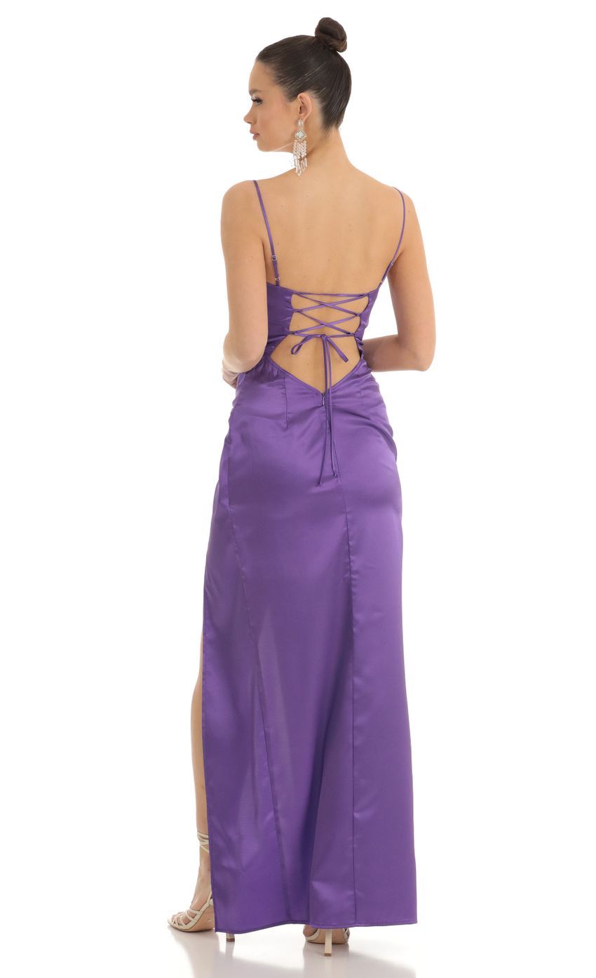 Twist Maxi Dress in Purple-Sunny Prom. All rights reserved.
