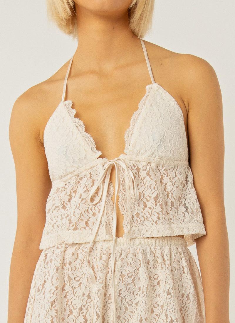 All The Ways To Love Lace Cami - Ivory-Sunny Prom. All rights reserved.